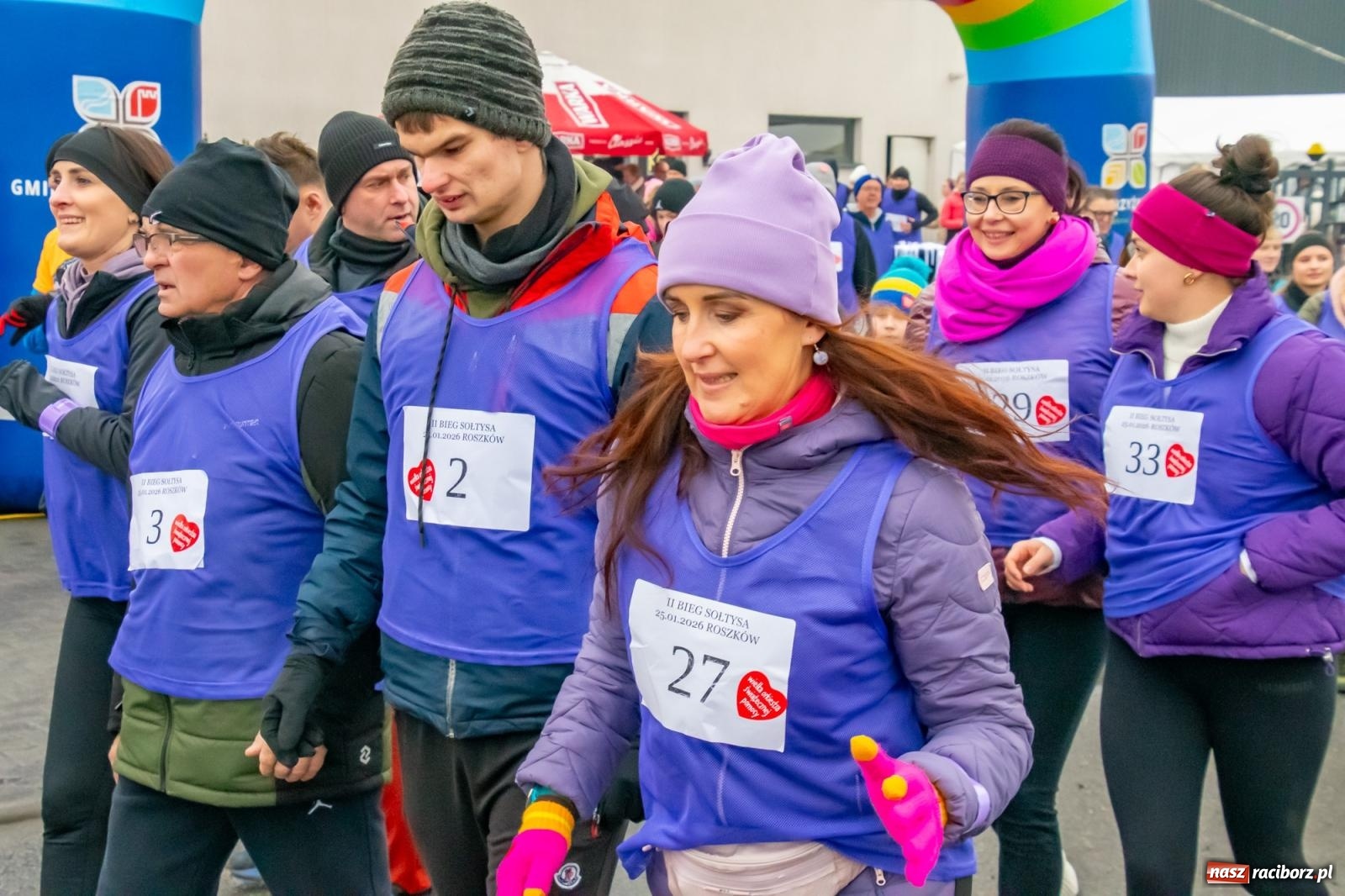 Zdjęcie w galerii na portalu naszraciborz.pl: II Bieg Sołtysa w Roszkowie na finał WOŚP pobił rekordy wiadomości z regionu