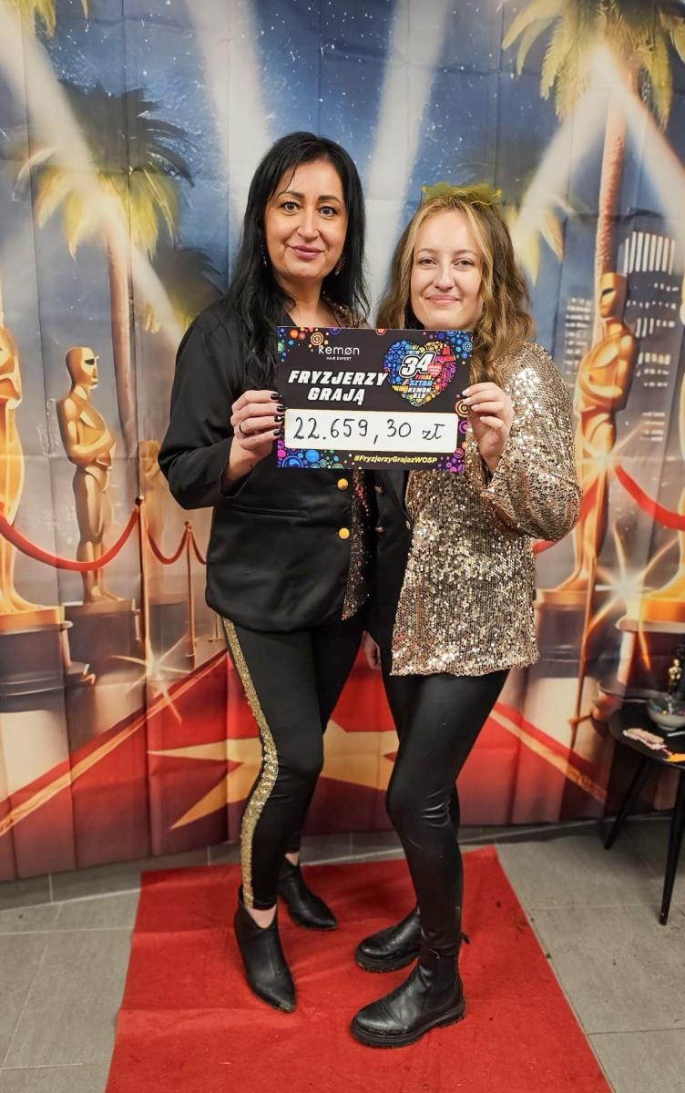 Zdjęcie w galerii na portalu naszraciborz.pl: Fryzjerzy w Krzyżanowicach zagrali dla WOŚP. 34. Finał w salonie ANGEL HAIR wiadomości z regionu