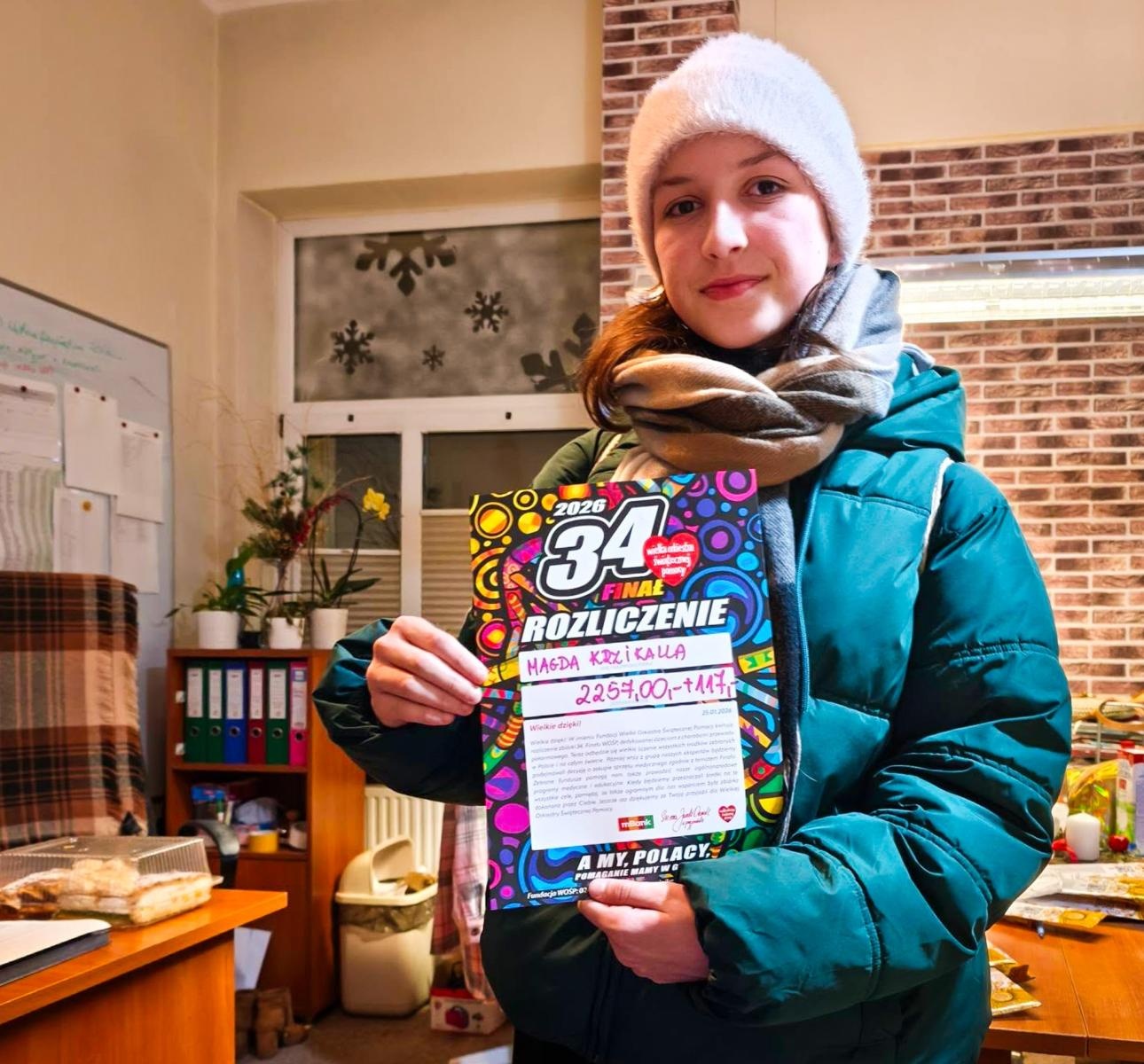 Zdjęcie w galerii na portalu naszraciborz.pl: 34. Finał Wielkiej Orkiestry Świątecznej Pomocy w gminie Krzanowice. Rekordowa zbiórka i ogromne zaangażowanie mieszkańców wiadomości z regionu