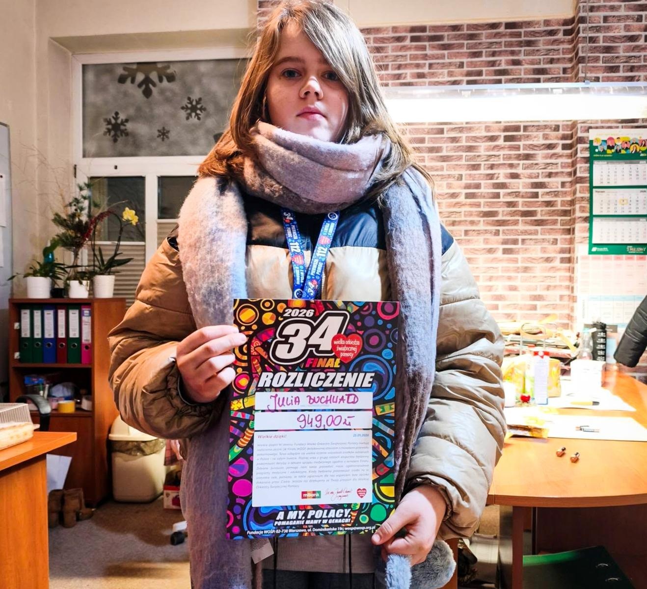 Zdjęcie w galerii na portalu naszraciborz.pl: 34. Finał Wielkiej Orkiestry Świątecznej Pomocy w gminie Krzanowice. Rekordowa zbiórka i ogromne zaangażowanie mieszkańców wiadomości z regionu