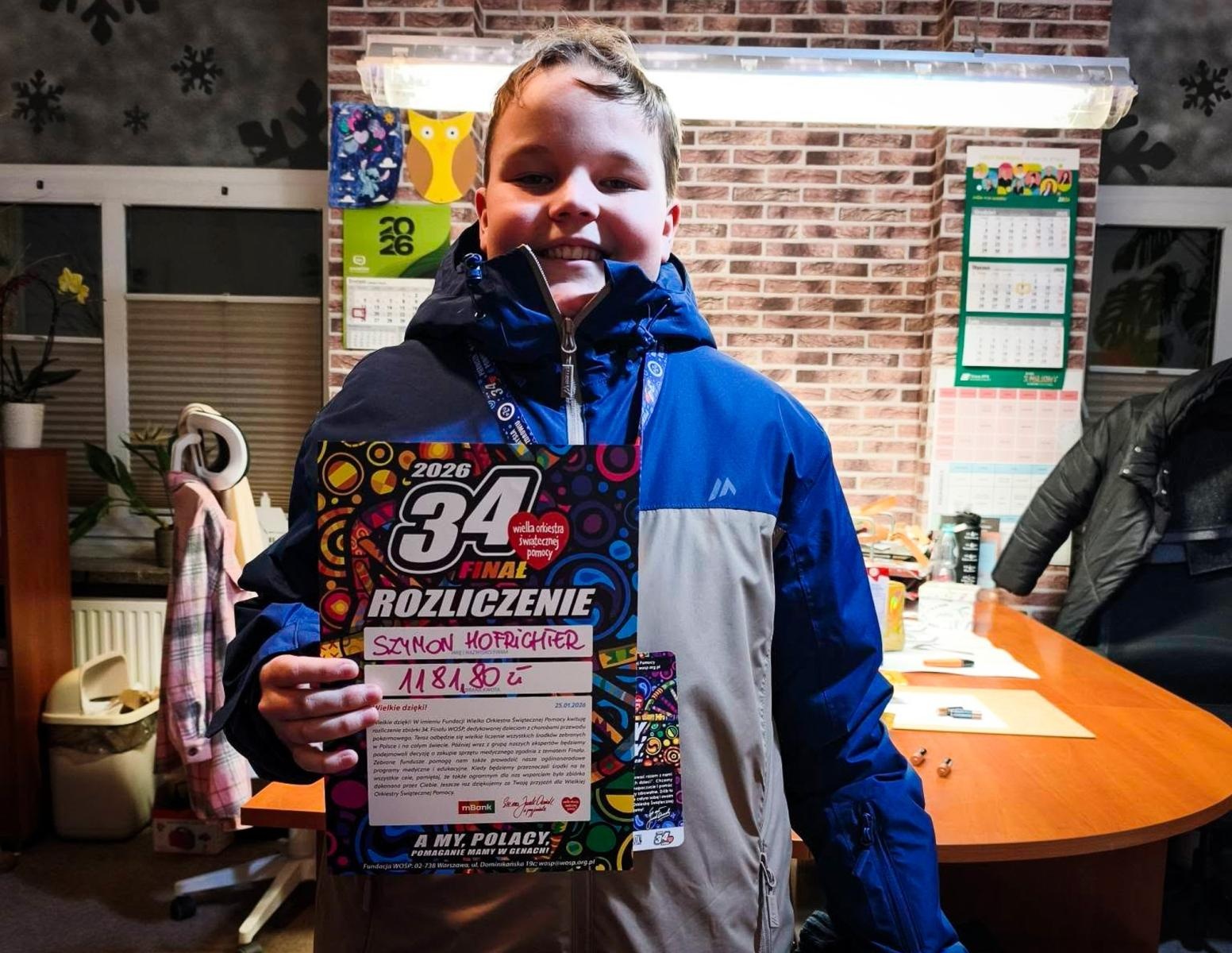 Zdjęcie w galerii na portalu naszraciborz.pl: 34. Finał Wielkiej Orkiestry Świątecznej Pomocy w gminie Krzanowice. Rekordowa zbiórka i ogromne zaangażowanie mieszkańców wiadomości z regionu