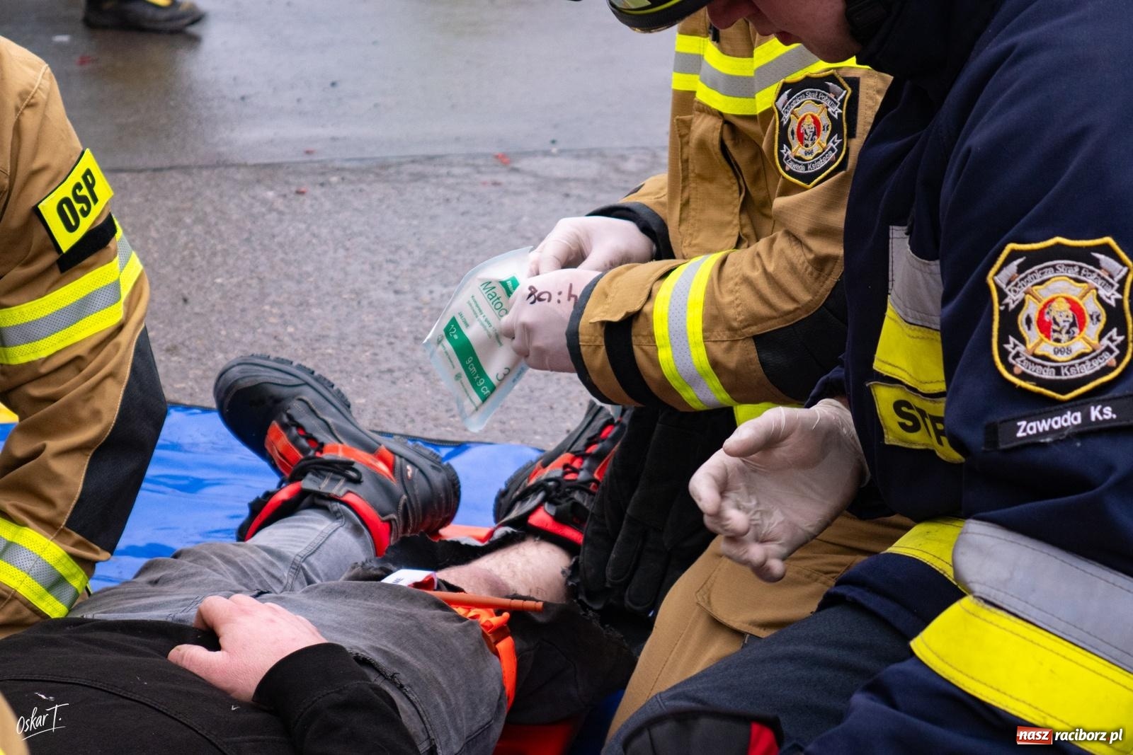Zdjęcie w galerii na portalu naszraciborz.pl: Trzy OSP razem. Pokazy ratownictwa technicznego podczas finału WOŚP wiadomości z regionu