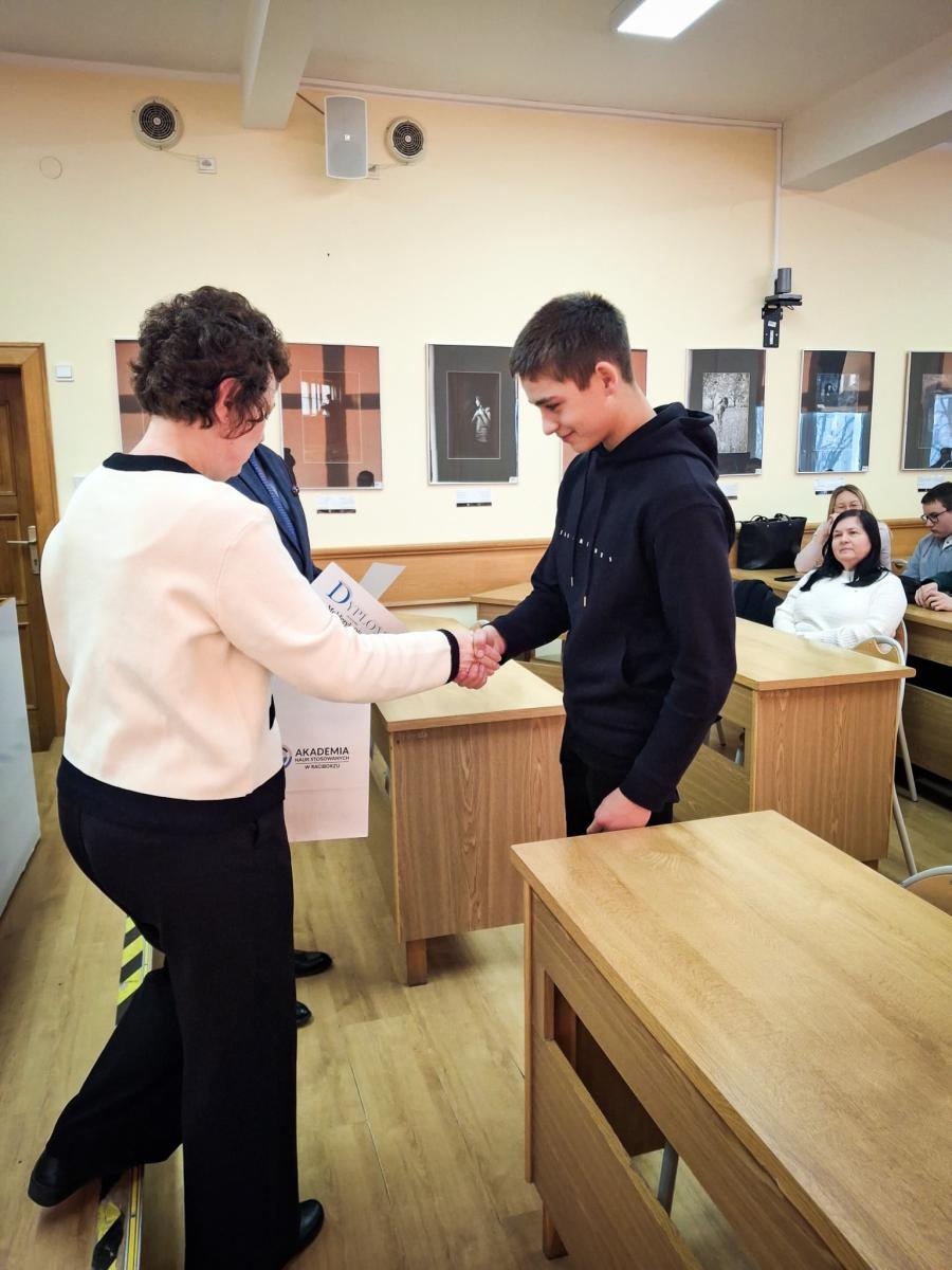 Zdjęcie w galerii na portalu naszraciborz.pl: XIX Konkurs Języka Angielskiego i Języka Niemieckiego w ANS w Raciborzu wiadomości z regionu