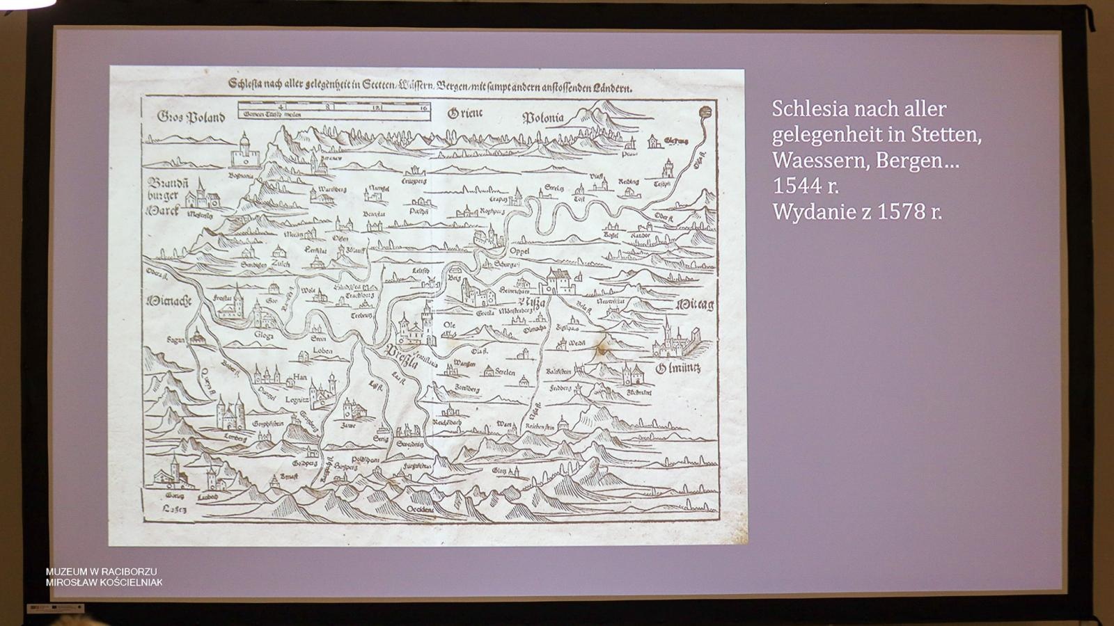 Zdjęcie w galerii na portalu naszraciborz.pl: Czwartkowe spotkania z zabytkami: Śląsk na dawnej kartografii wiadomości z regionu