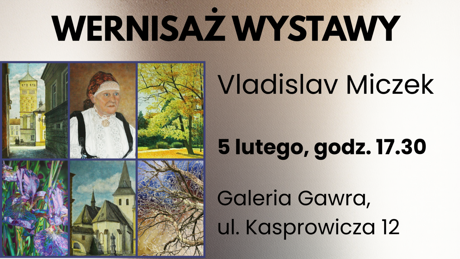 Zdjęcie w galerii na portalu naszraciborz.pl: Mój Frysztat. Biblioteka zaprasza na wernisaż wystawy Vladislava Miczka wiadomości z regionu