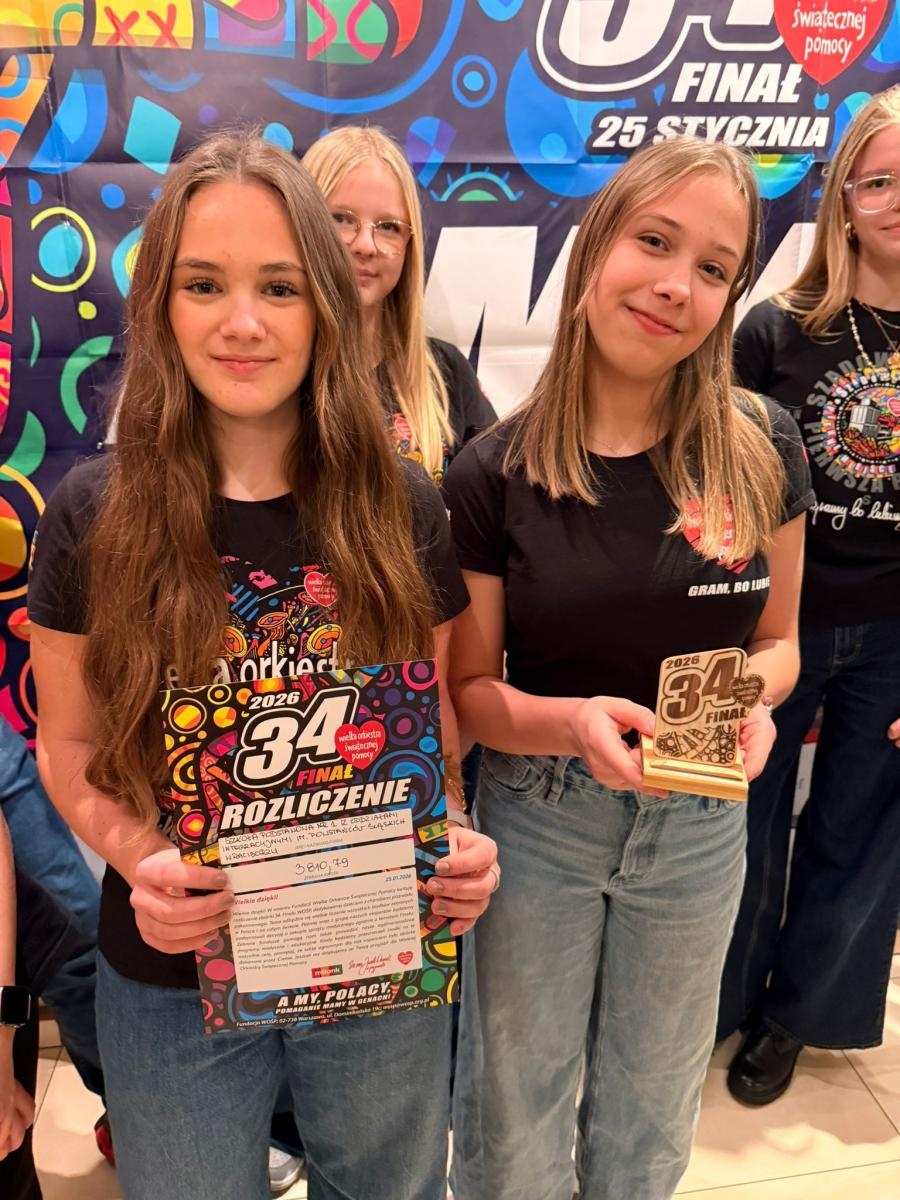 Zdjęcie w galerii na portalu naszraciborz.pl: Rekordowa zbiórka WOŚP w SP nr 1 w Raciborzu wiadomości z regionu