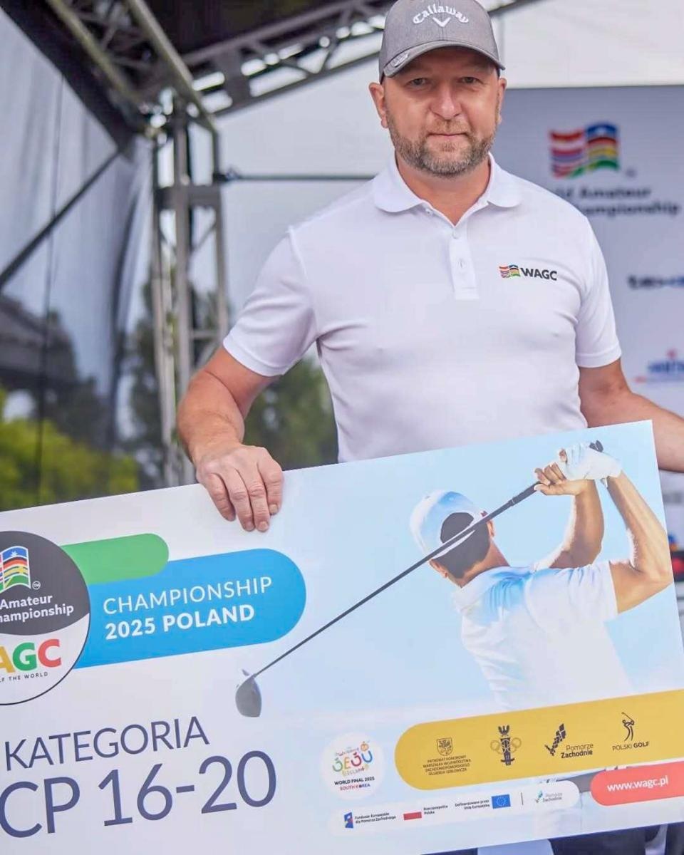 Zdjęcie w galerii na portalu naszraciborz.pl: Raciborzanin znów powalczy w mistrzostwach świata amatorów w golfie. Krzysztof Tomaszek w grze o światową czołówkę wiadomości z regionu