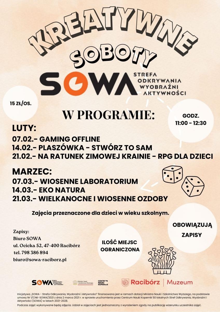 Zdjęcie w galerii na portalu naszraciborz.pl: Kreatywne soboty w SOWA Racibórz – warsztaty dla dzieci wiadomości z regionu