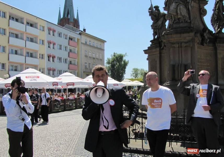 Zdjęcie w galerii na portalu naszraciborz.pl: Janusz Palikot o piwku pod chmurką wiadomości z regionu
