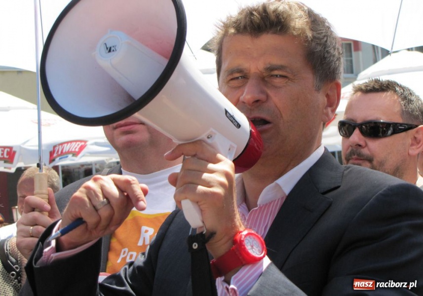 Zdjęcie w galerii na portalu naszraciborz.pl: Janusz Palikot o piwku pod chmurką wiadomości z regionu