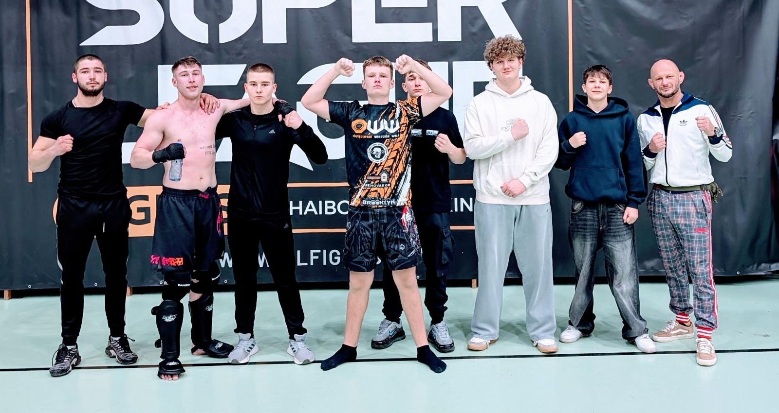 Zdjęcie w galerii na portalu naszraciborz.pl: Zawodnicy z Raciborza na podium Super League Fights w Bieruniu wiadomości z regionu