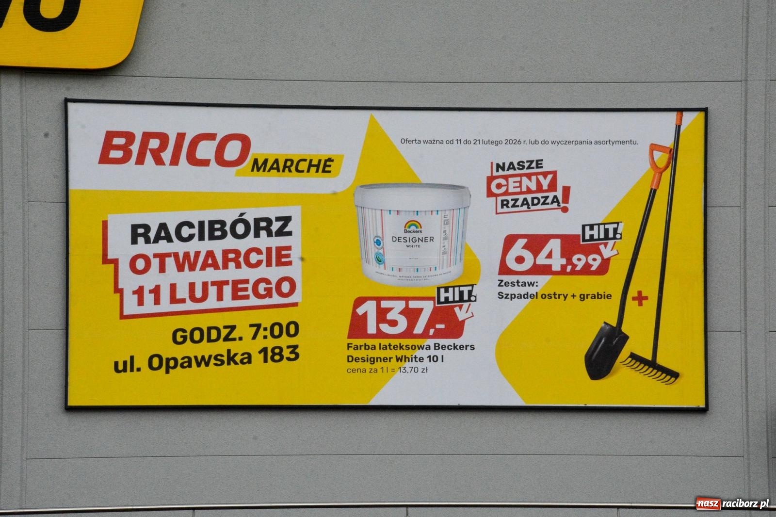 Zdjęcie w galerii na portalu naszraciborz.pl: Bricomarché rozszerza sieć o Racibórz. Dziś otwarto sklep przy Opawskiej wiadomości z regionu