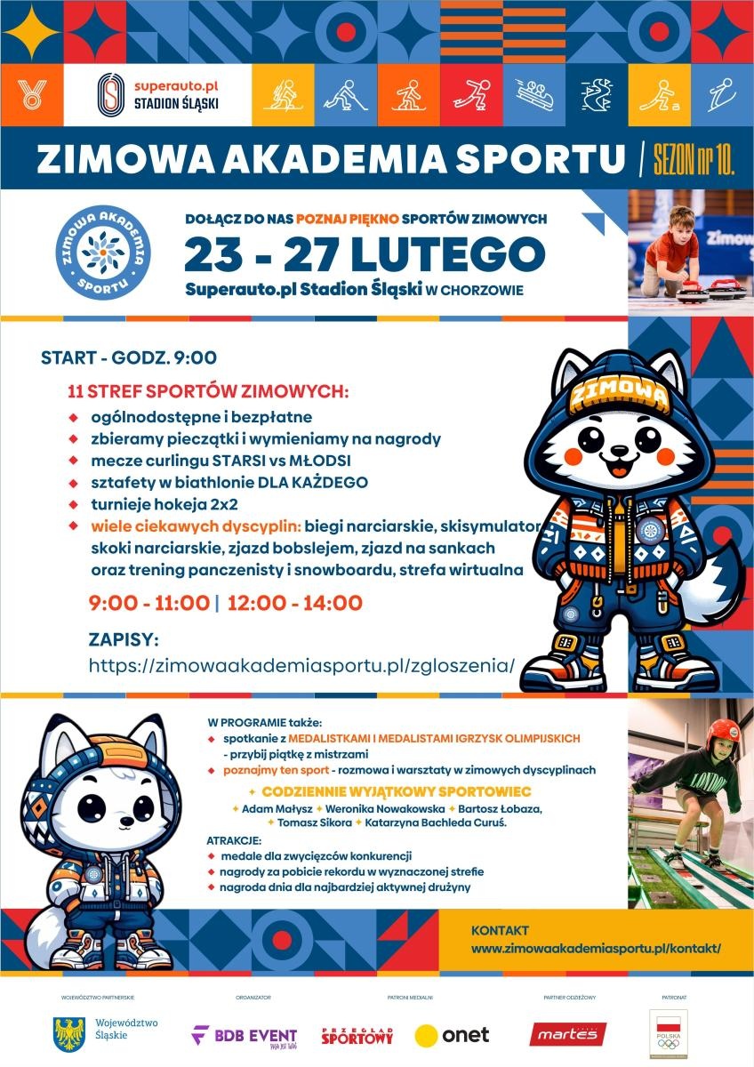 Zdjęcie w galerii na portalu naszraciborz.pl: Zimowe igrzyska na… Śląskim wiadomości z regionu