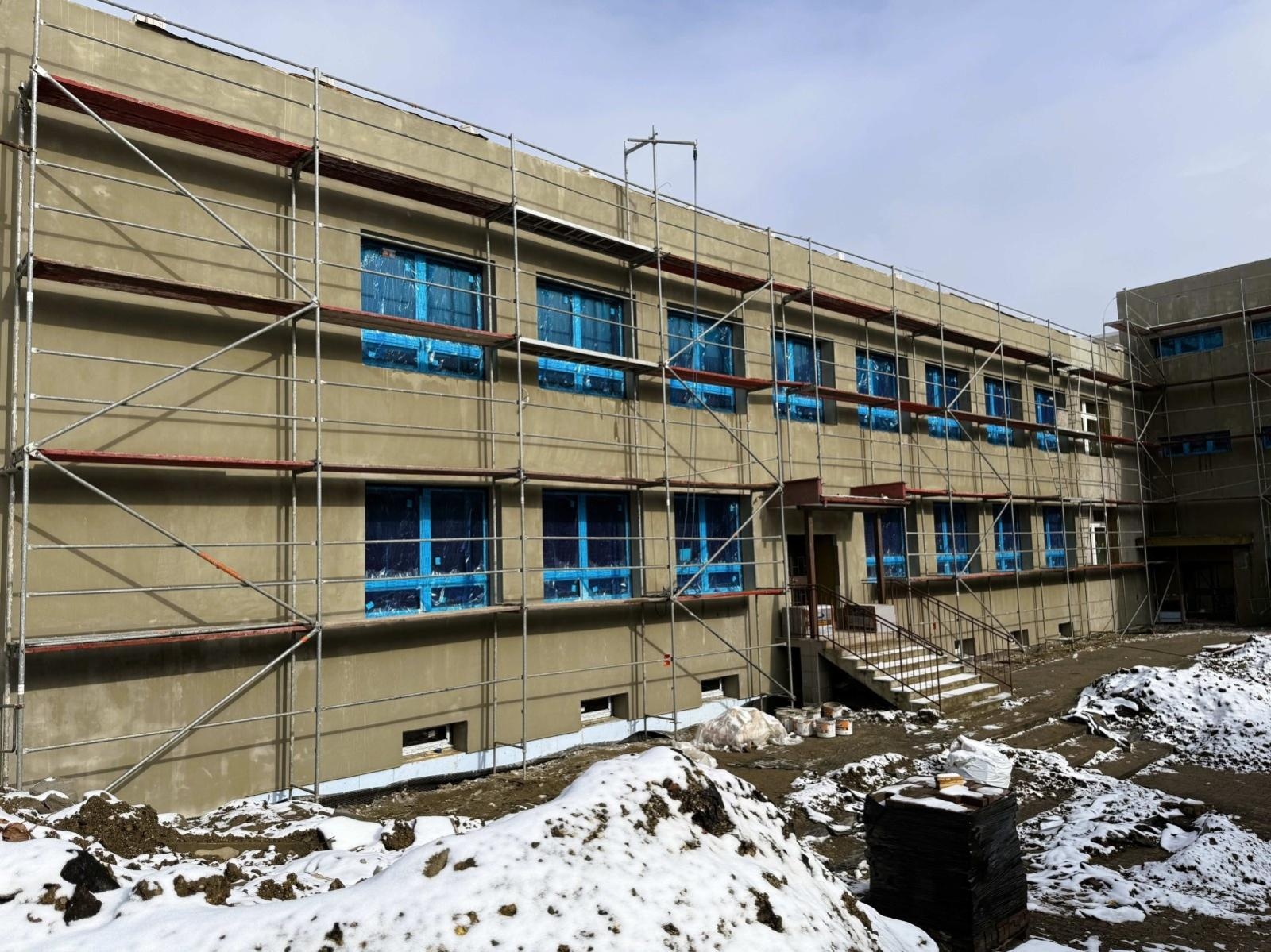 Zdjęcie w galerii na portalu naszraciborz.pl: Remont SP 18 w Raciborzu nabiera tempa. Postępy prac coraz bardziej widoczne wiadomości z regionu