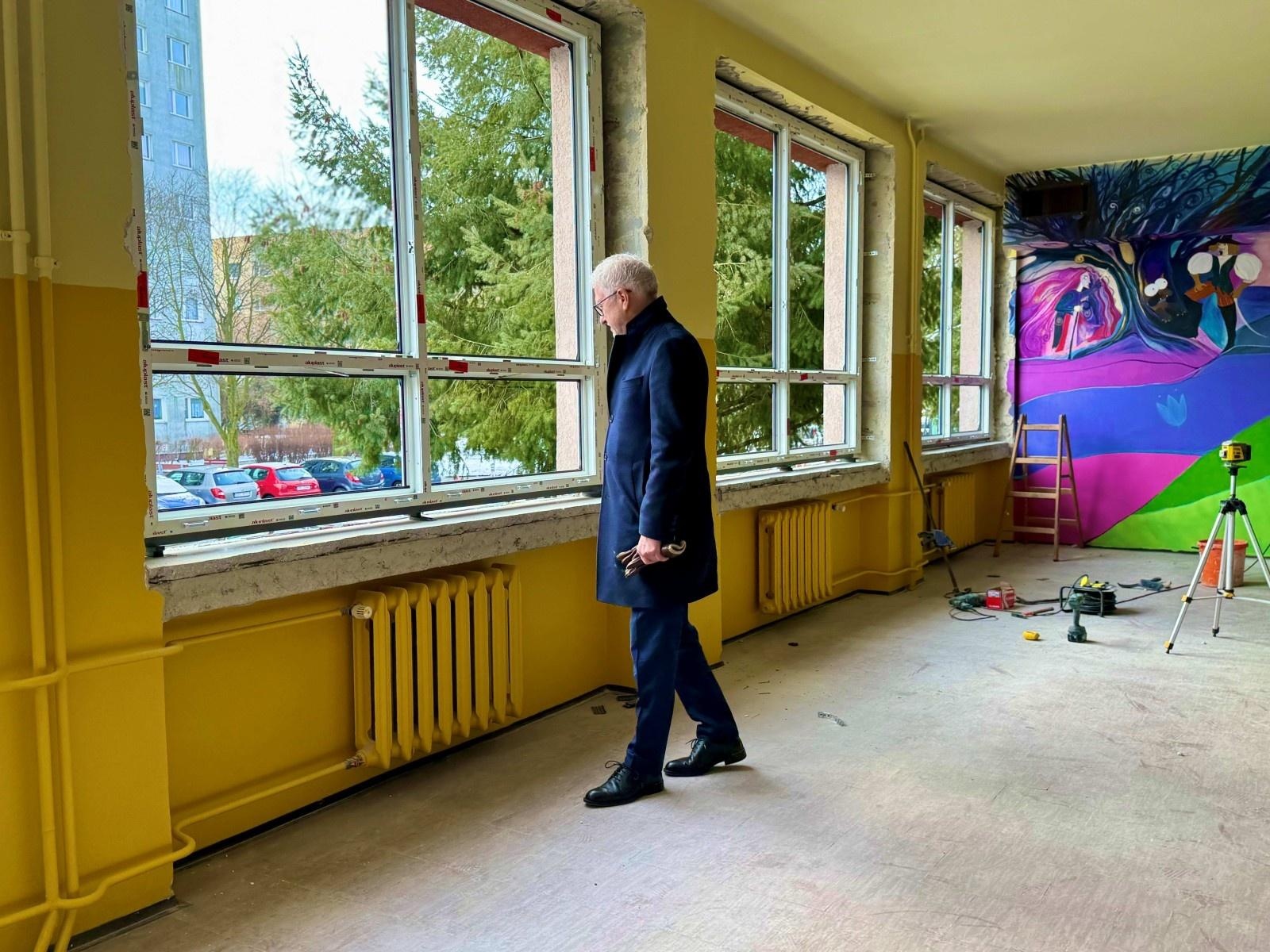 Zdjęcie w galerii na portalu naszraciborz.pl: Remont SP 18 w Raciborzu nabiera tempa. Postępy prac coraz bardziej widoczne wiadomości z regionu