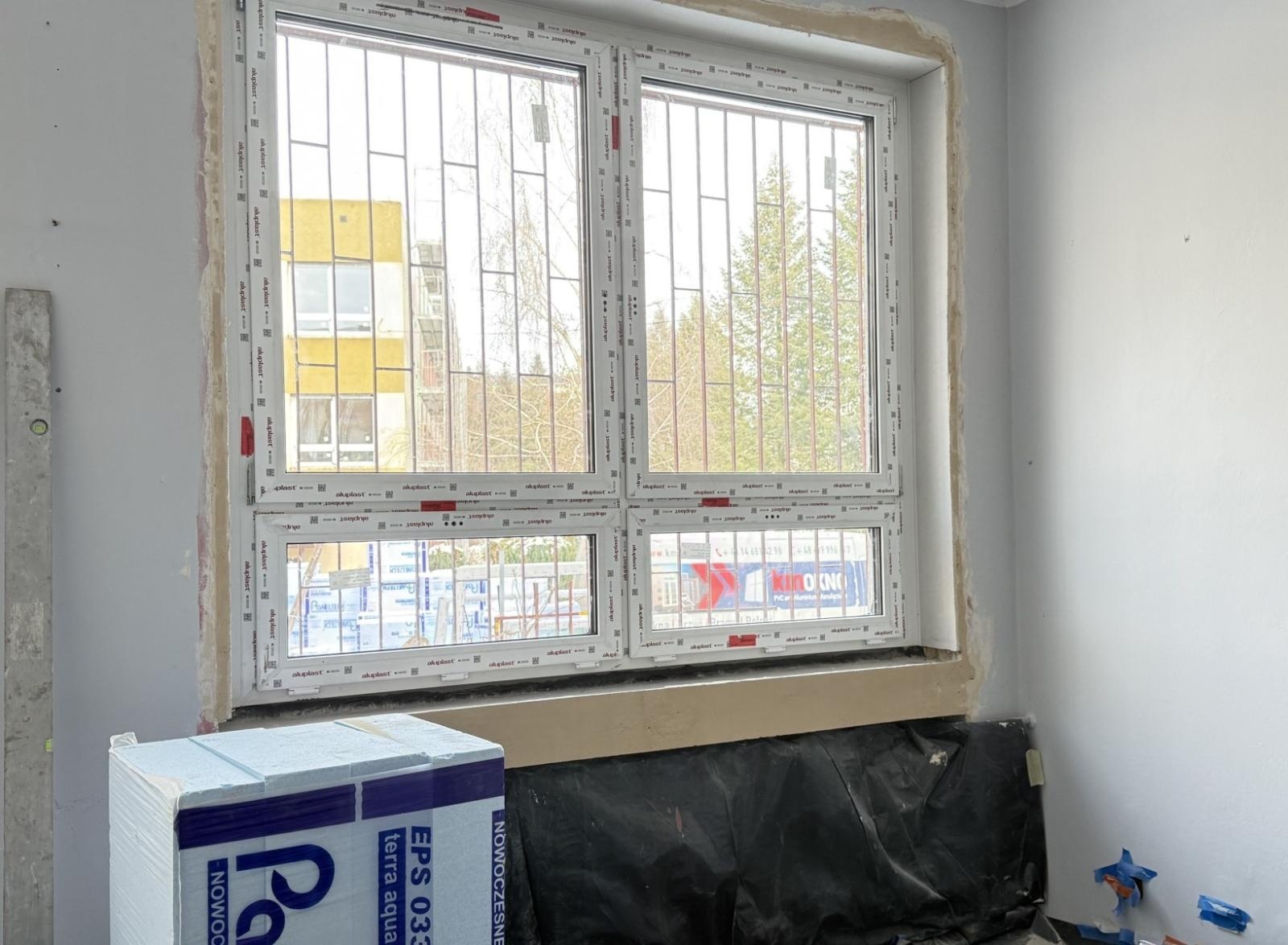 Zdjęcie w galerii na portalu naszraciborz.pl: Remont SP 18 w Raciborzu nabiera tempa. Postępy prac coraz bardziej widoczne wiadomości z regionu