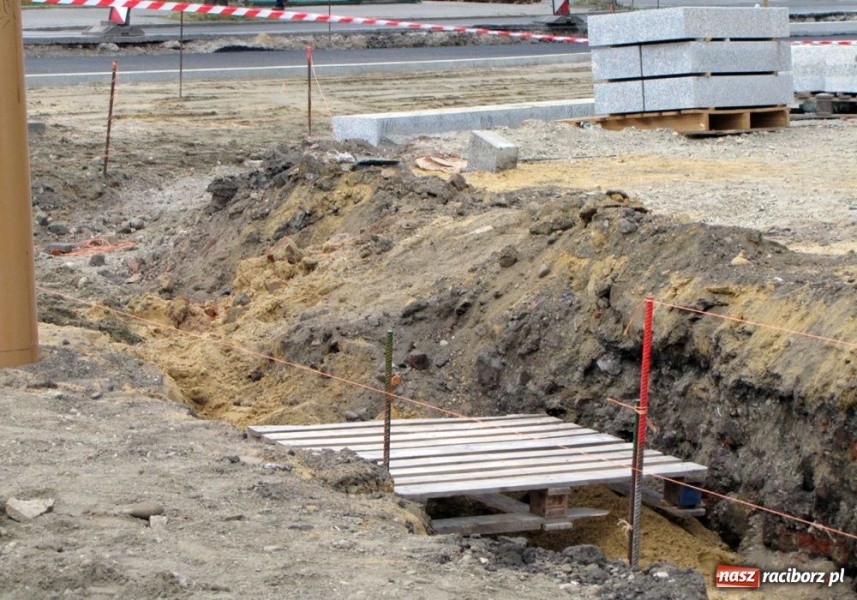 Zdjęcie w galerii na portalu naszraciborz.pl: Na Opawskiej znaleziono pocisk wiadomości z regionu