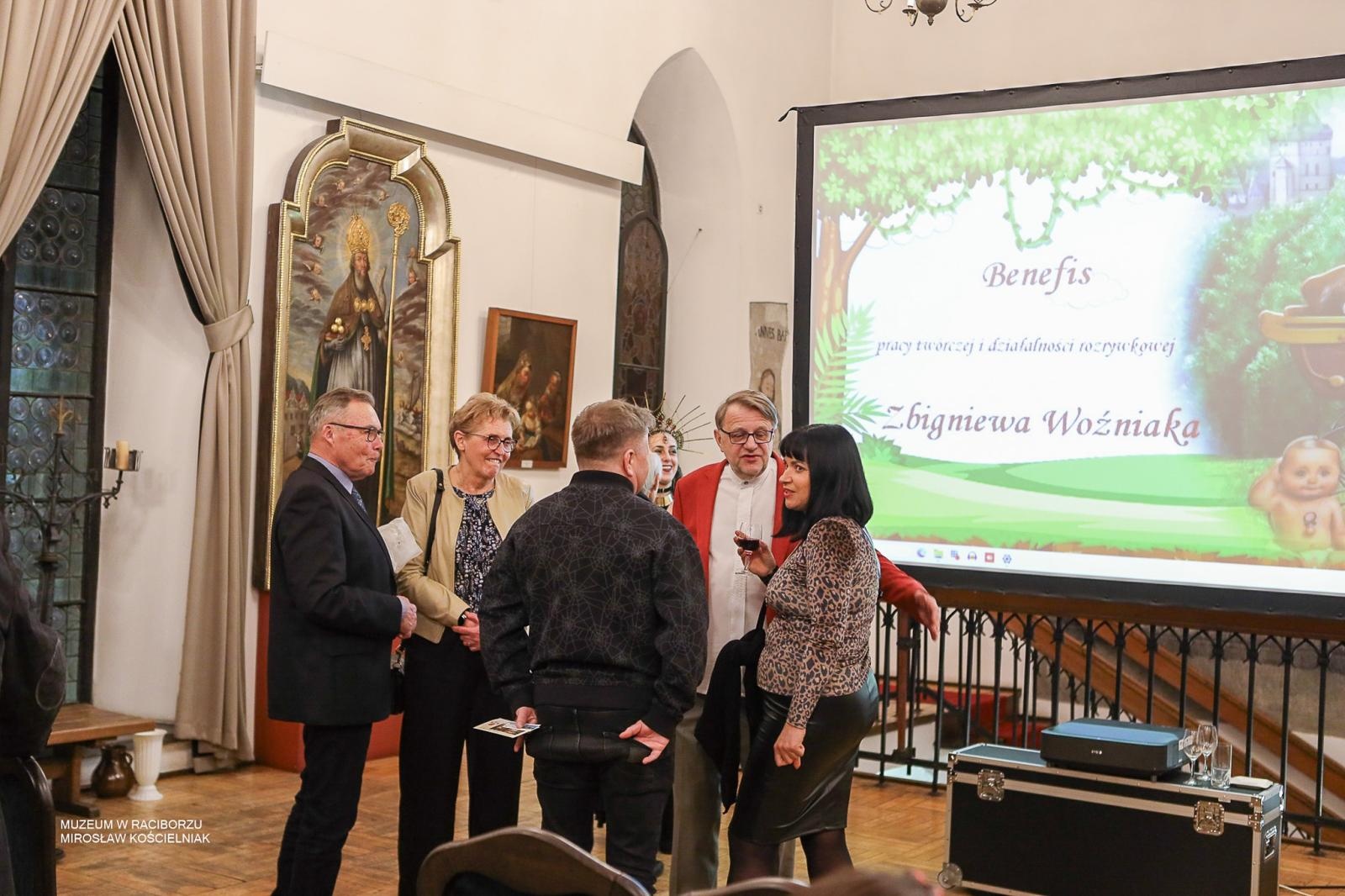 Zdjęcie w galerii na portalu naszraciborz.pl: Benefis Zbigniewa Woźniaka w raciborskim Muzeum wiadomości z regionu