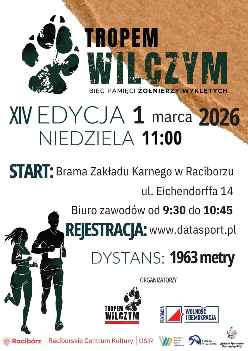 Zdjęcie w galerii na portalu naszraciborz.pl: XIV Bieg Tropem Wilczym już w najbliższą niedzielę 1 marca. Są jeszcze wolne miejsca wiadomości z regionu