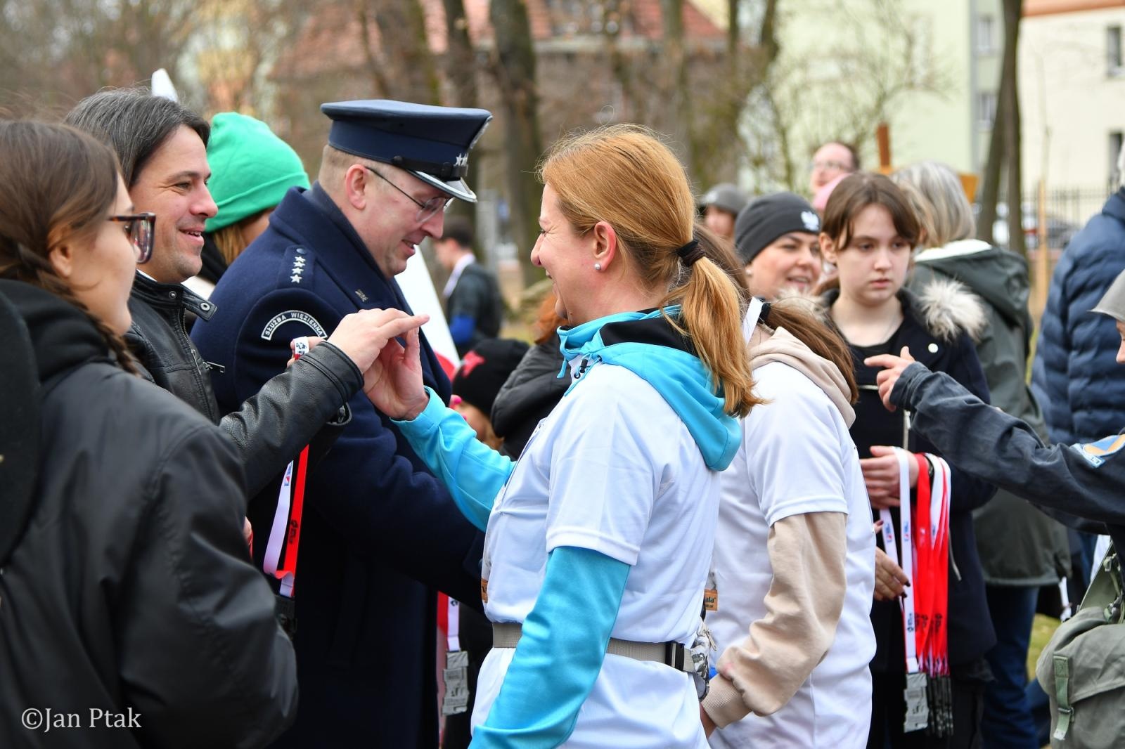 Zdjęcie w galerii na portalu naszraciborz.pl: Blisko 100 uczestników na starcie XIV Biegu Tropem Wilczym w Raciborzu wiadomości z regionu