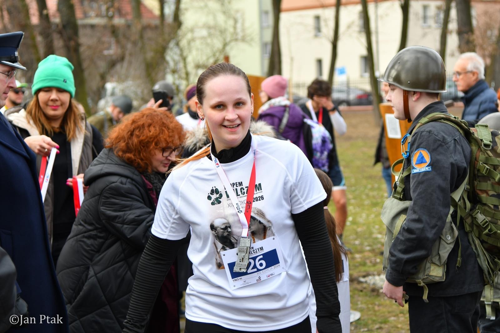 Zdjęcie w galerii na portalu naszraciborz.pl: Blisko 100 uczestników na starcie XIV Biegu Tropem Wilczym w Raciborzu wiadomości z regionu