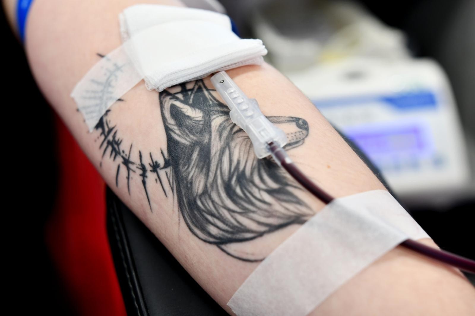 Zdjęcie w galerii na portalu naszraciborz.pl: Pierwsza tegoroczna akcja zbiórki krwi w Śląskim Oddziale SG wiadomości z regionu