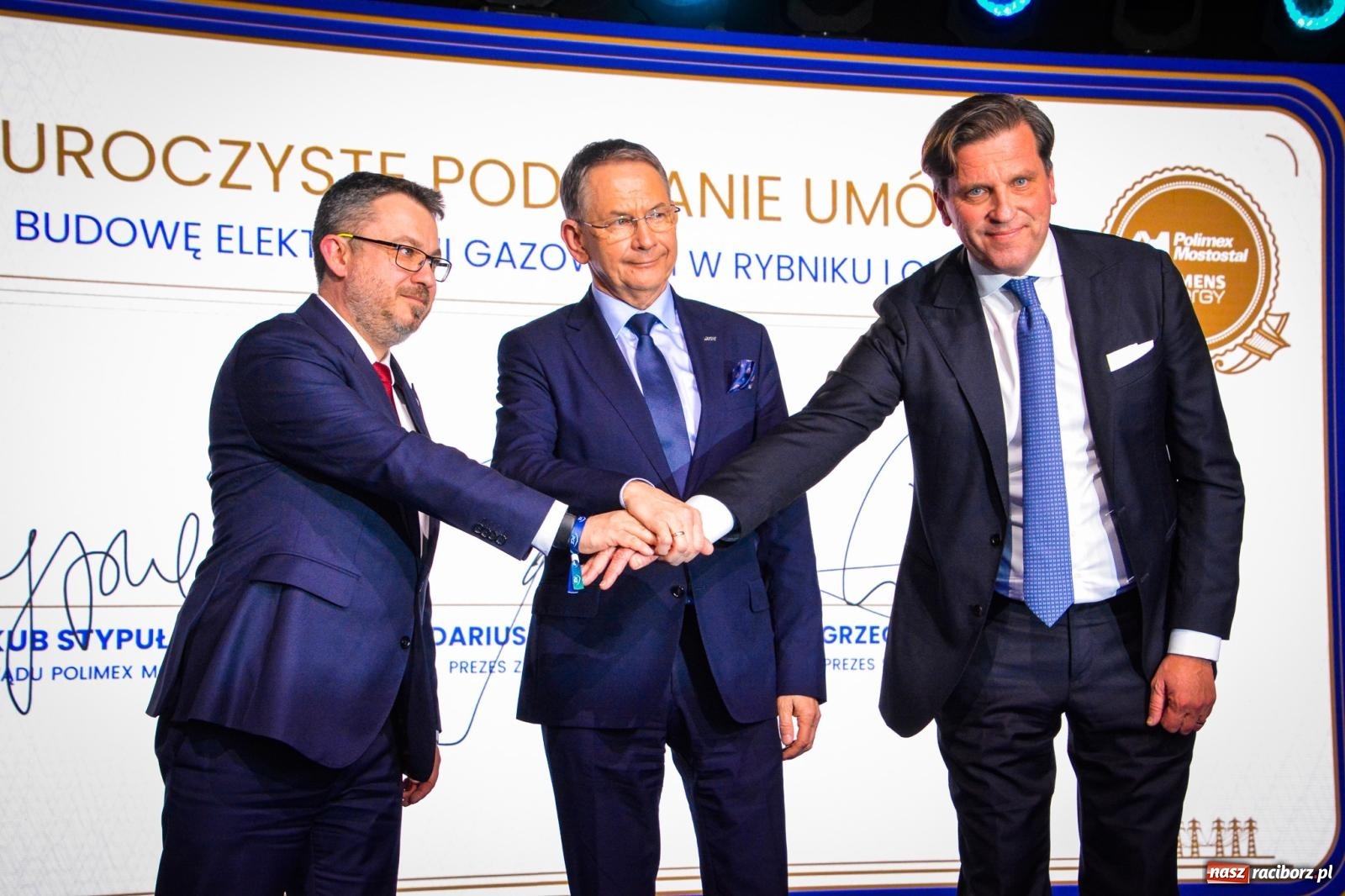 Zdjęcie w galerii na portalu naszraciborz.pl: W Rybniku powstanie nowa elektrownia gazowa. PGE podpisało umowę z Polimex Mostostal S.A. i Siemens Energy wiadomości z regionu