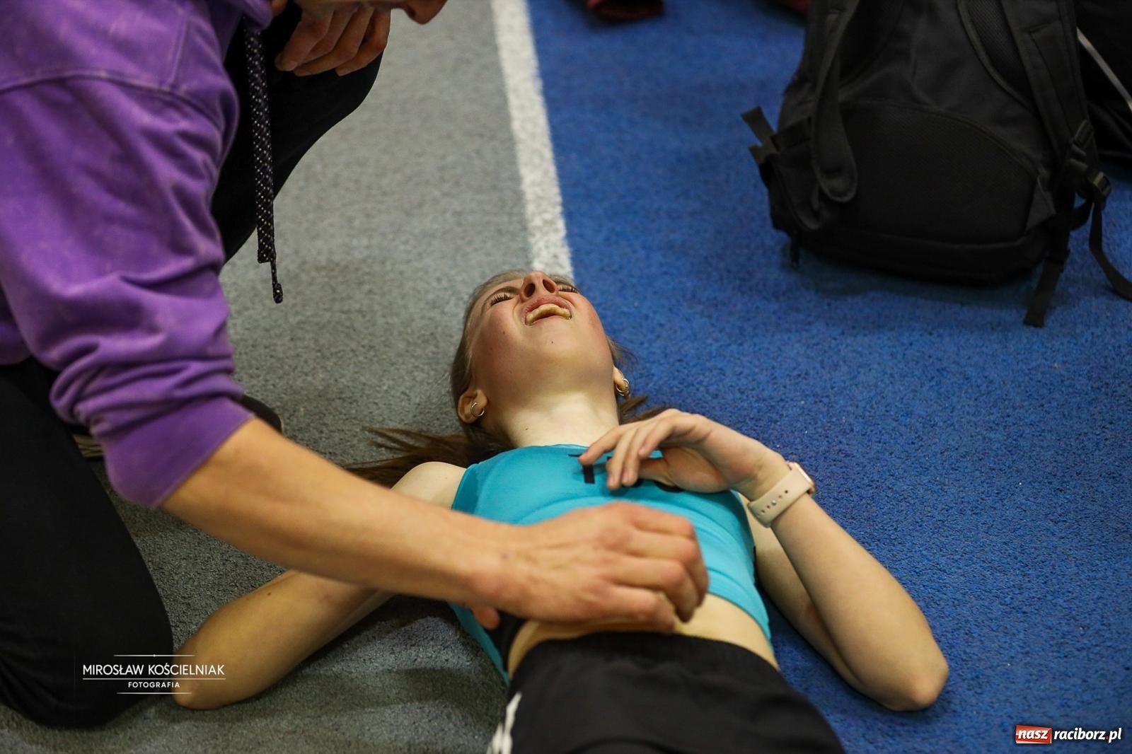 Zdjęcie w galerii na portalu naszraciborz.pl: Lekkoatletyczne Halowe Mistrzostwa Śląska U16 w Raciborzu. Jeden medal gospodarzy [FOTO i WIDEO] wiadomości z regionu