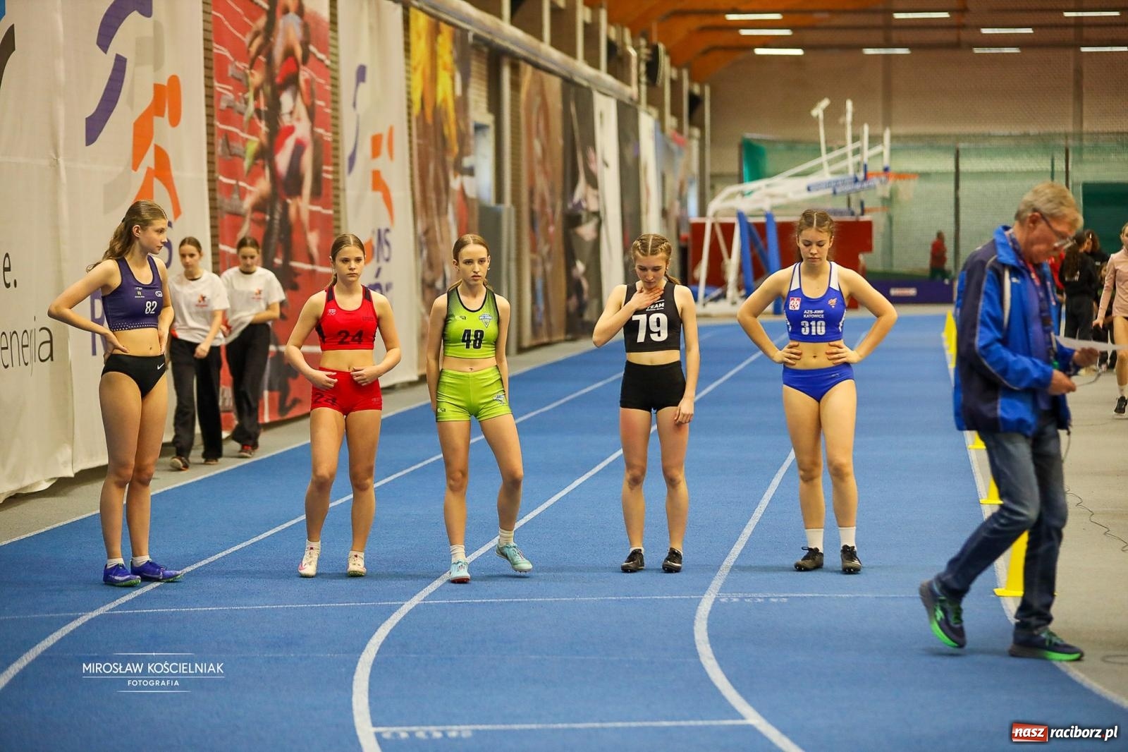 Zdjęcie w galerii na portalu naszraciborz.pl: Lekkoatletyczne Halowe Mistrzostwa Śląska U16 w Raciborzu. Jeden medal gospodarzy [FOTO i WIDEO] wiadomości z regionu
