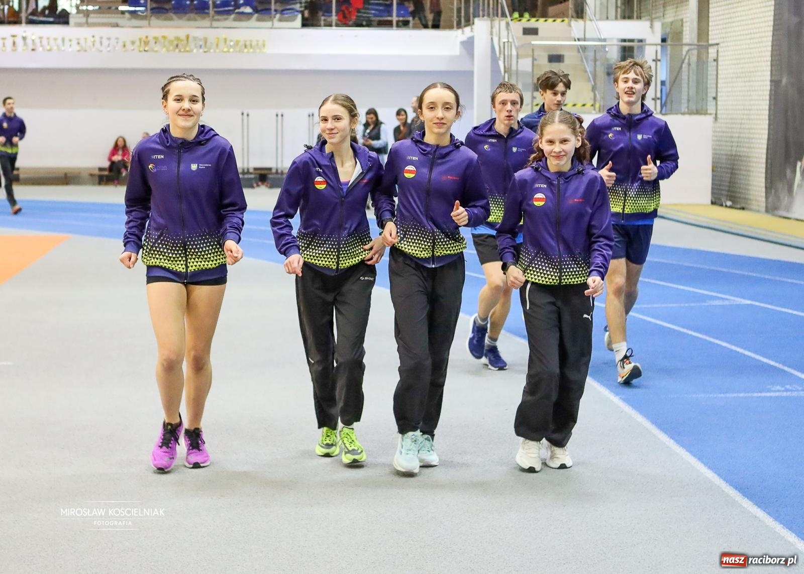 Zdjęcie w galerii na portalu naszraciborz.pl: Lekkoatletyczne Halowe Mistrzostwa Śląska U16 w Raciborzu. Jeden medal gospodarzy [FOTO i WIDEO] wiadomości z regionu