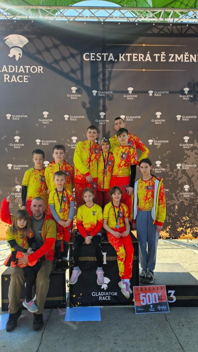 Zdjęcie w galerii na portalu naszraciborz.pl: Raciborzanie z sukcesami na pierwszym biegu Gladiator Race w Ołomuńcu wiadomości z regionu