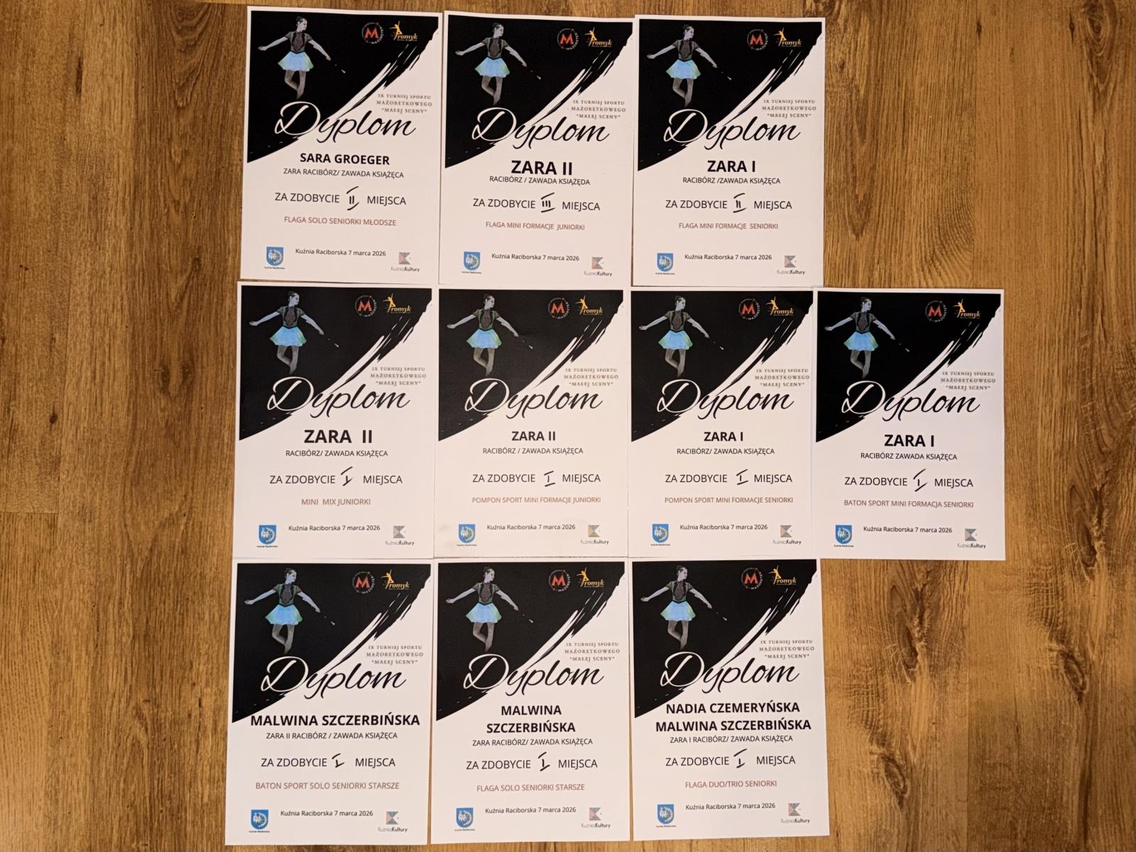 Zdjęcie w galerii na portalu naszraciborz.pl: Stuprocentowa skuteczność mażoretek ZARA wiadomości z regionu