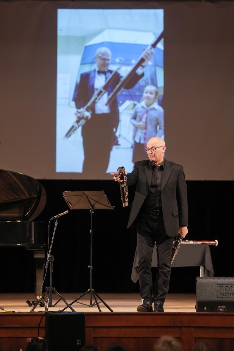 Zdjęcie w galerii na portalu naszraciborz.pl: FAGOT niezwykłym bohaterem koncertów umuzykalniających wiadomości z regionu