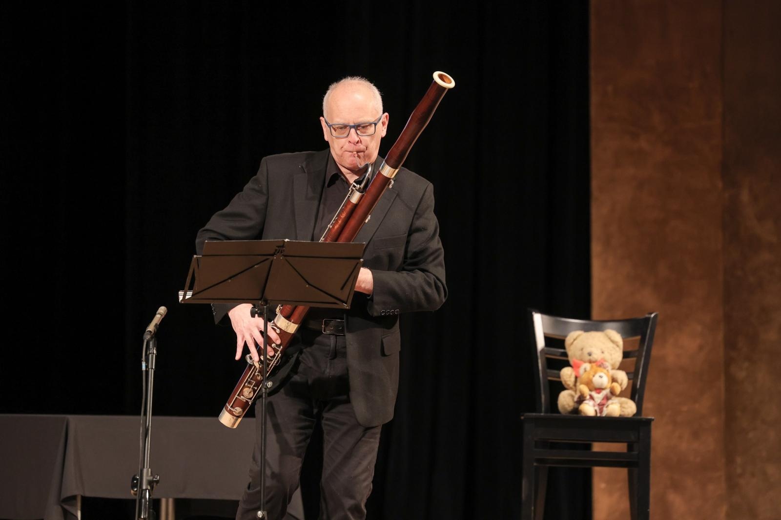 Zdjęcie w galerii na portalu naszraciborz.pl: FAGOT niezwykłym bohaterem koncertów umuzykalniających wiadomości z regionu