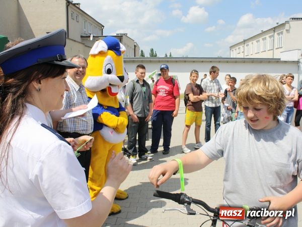 Zdjęcie w galerii na portalu naszraciborz.pl: Egzamin praktyczny na kartę rowerową wiadomości z regionu