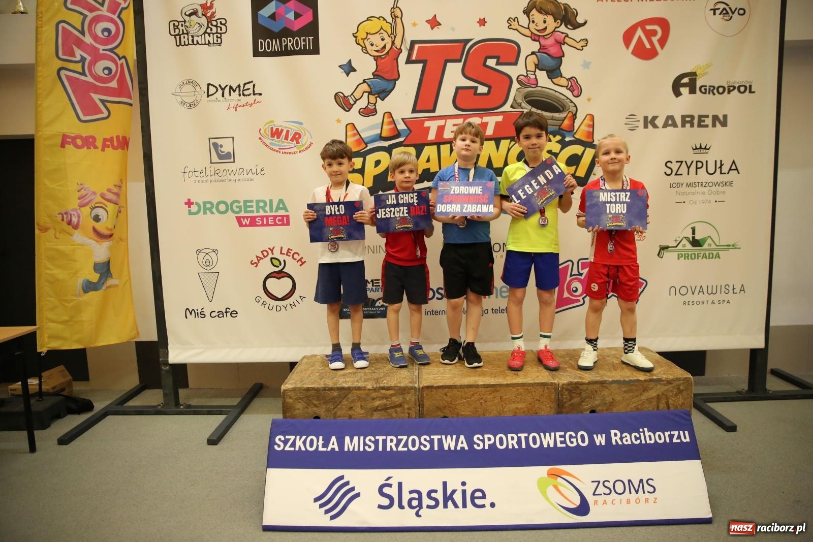 Zdjęcie w galerii na portalu naszraciborz.pl: Raciborski Test Sprawności 2026 przyciągnął dwustu najmłodszych miłośników ruchu wiadomości z regionu