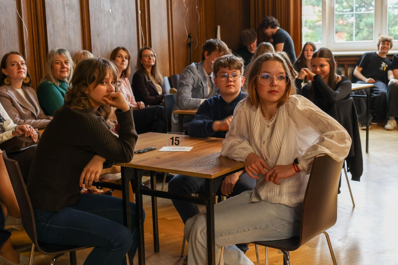 Zdjęcie w galerii na portalu naszraciborz.pl: I Powiatowy Konkurs Polonistyczny Polonistyczny Olimp wiadomości z regionu