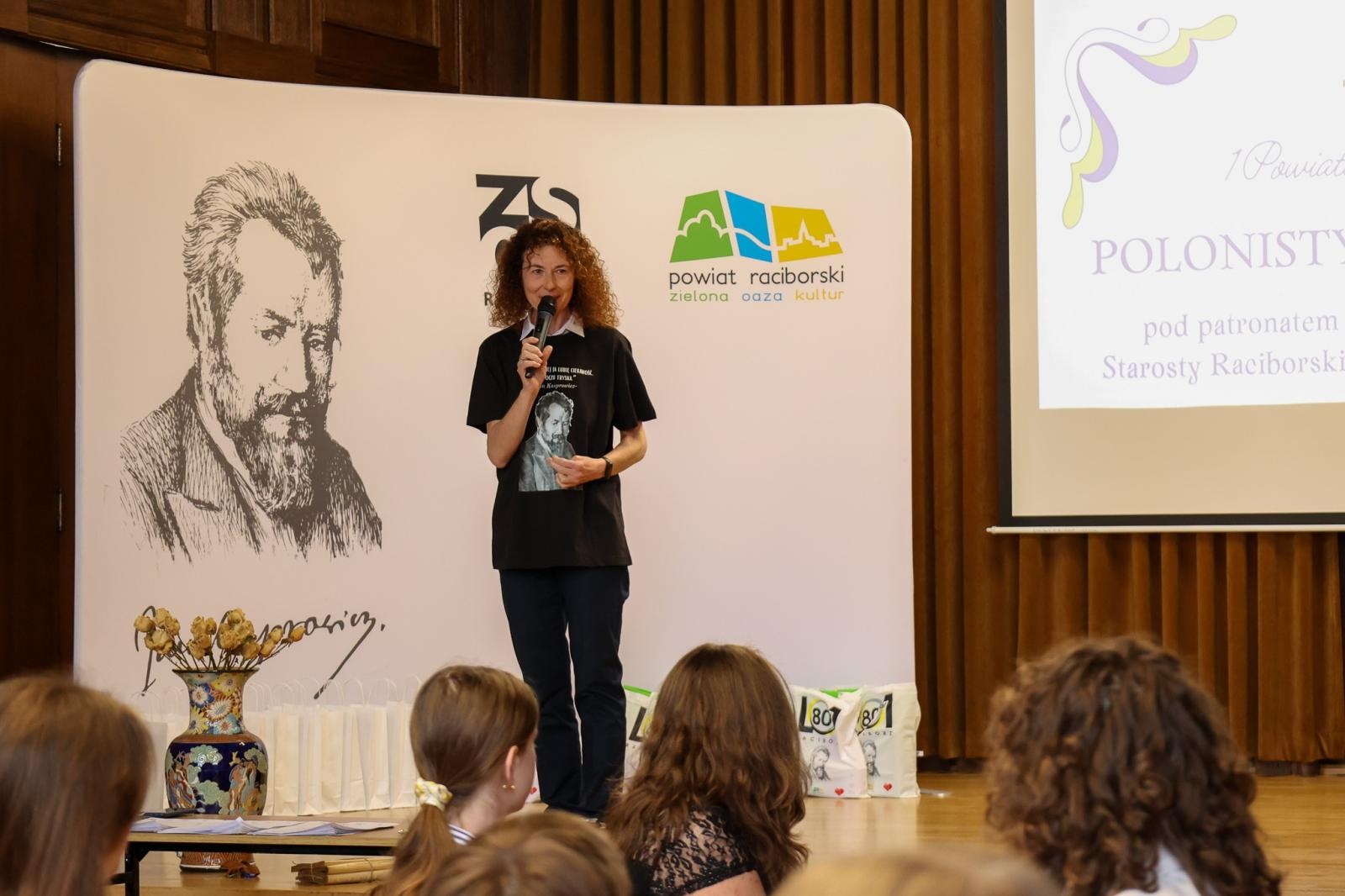 Zdjęcie w galerii na portalu naszraciborz.pl: I Powiatowy Konkurs Polonistyczny Polonistyczny Olimp wiadomości z regionu