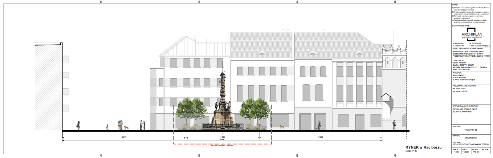 Zdjęcie w galerii na portalu naszraciborz.pl: Rusza rewitalizacja centralnej części Rynku w Raciborzu. Ratusz ogłosił przetarg [FOTO] wiadomości z regionu