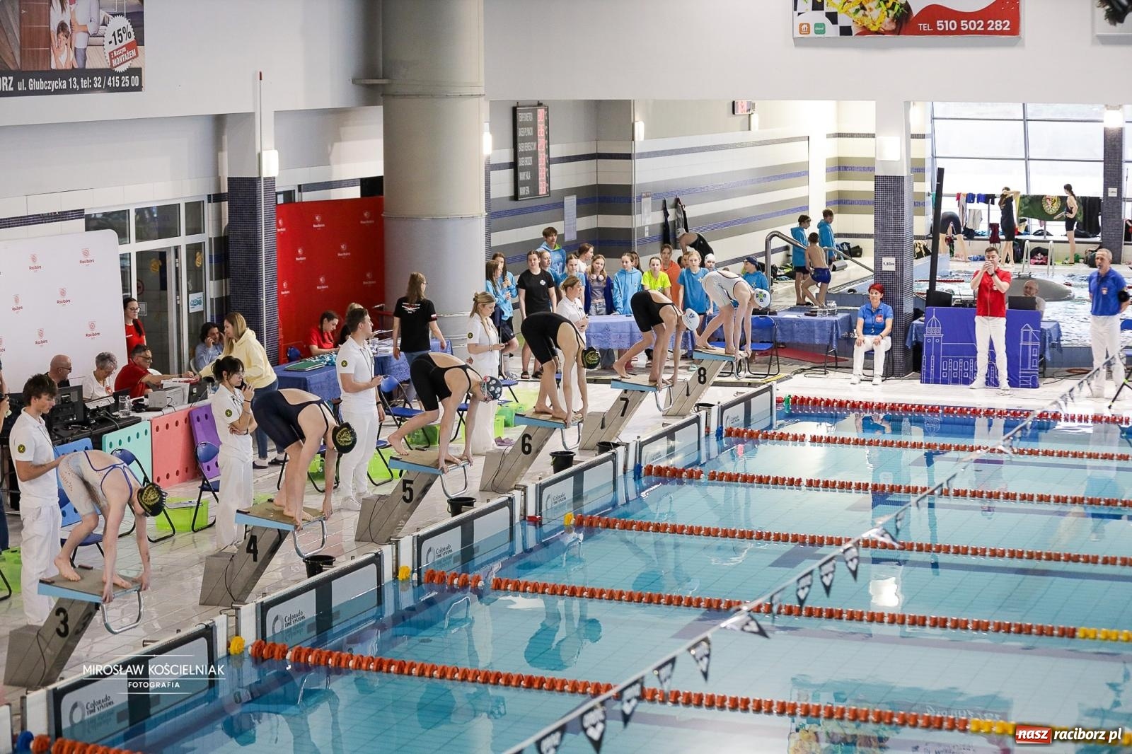 Zdjęcie w galerii na portalu naszraciborz.pl: Mistrzostwa Szkół Sportowych Racibórz 2026. Ponad 380 zawodników na pływalni H2Ostróg [FOTO] wiadomości z regionu