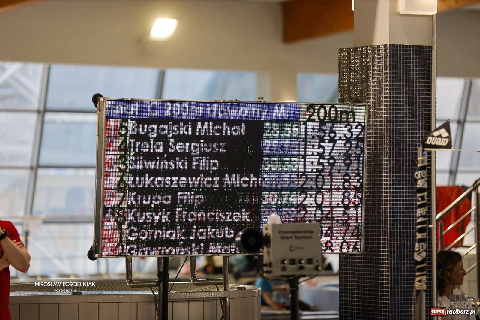 Zdjęcie w galerii na portalu naszraciborz.pl: Mistrzostwa Szkół Sportowych Racibórz 2026. Ponad 380 zawodników na pływalni H2Ostróg [FOTO] wiadomości z regionu