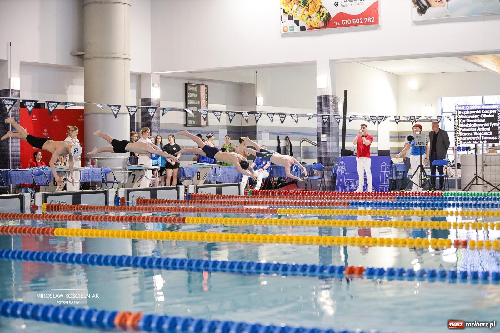 Zdjęcie w galerii na portalu naszraciborz.pl: Mistrzostwa Szkół Sportowych Racibórz 2026. Ponad 380 zawodników na pływalni H2Ostróg [FOTO] wiadomości z regionu