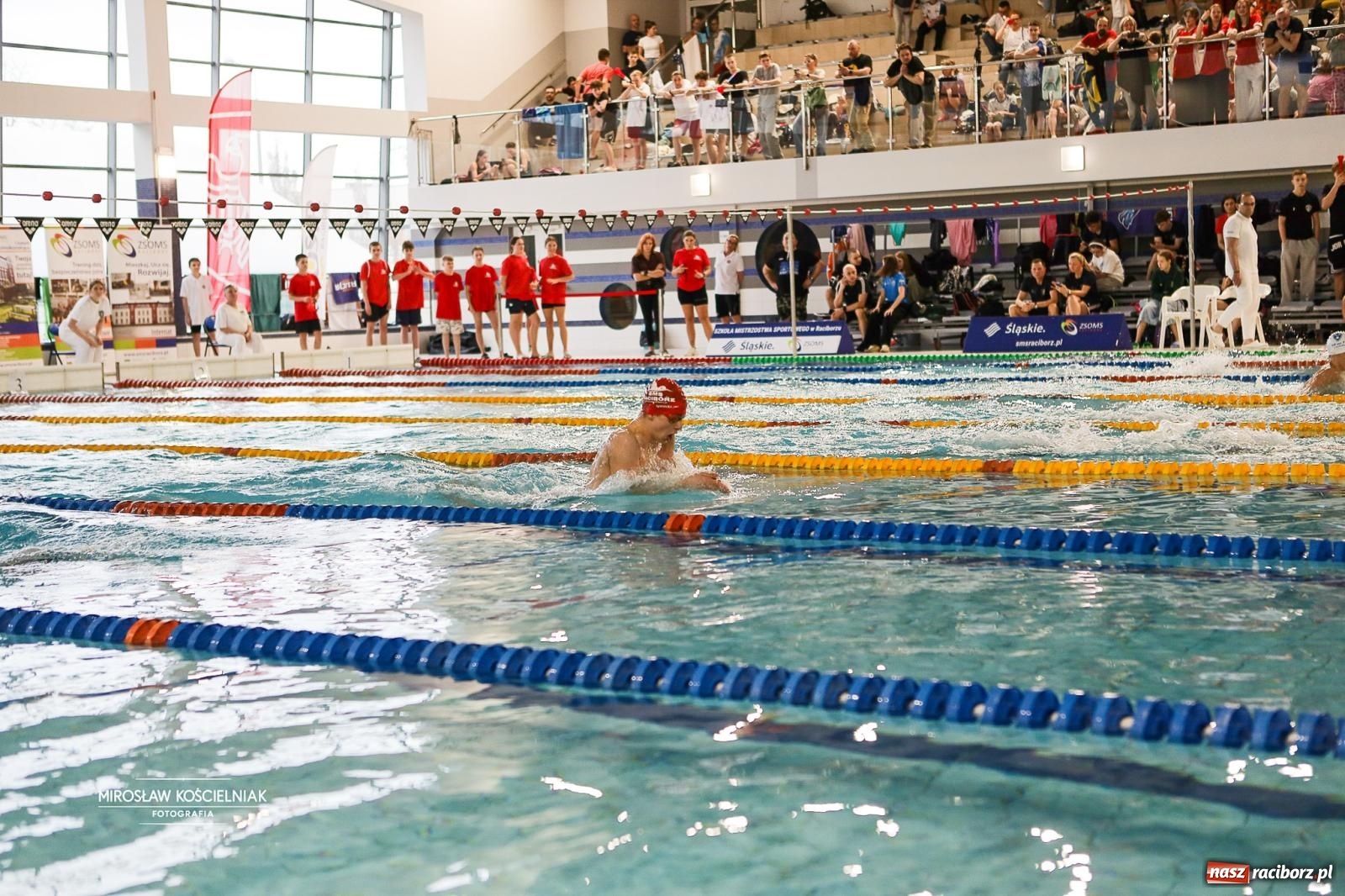 Zdjęcie w galerii na portalu naszraciborz.pl: Mistrzostwa Szkół Sportowych Racibórz 2026. Ponad 380 zawodników na pływalni H2Ostróg [FOTO] wiadomości z regionu