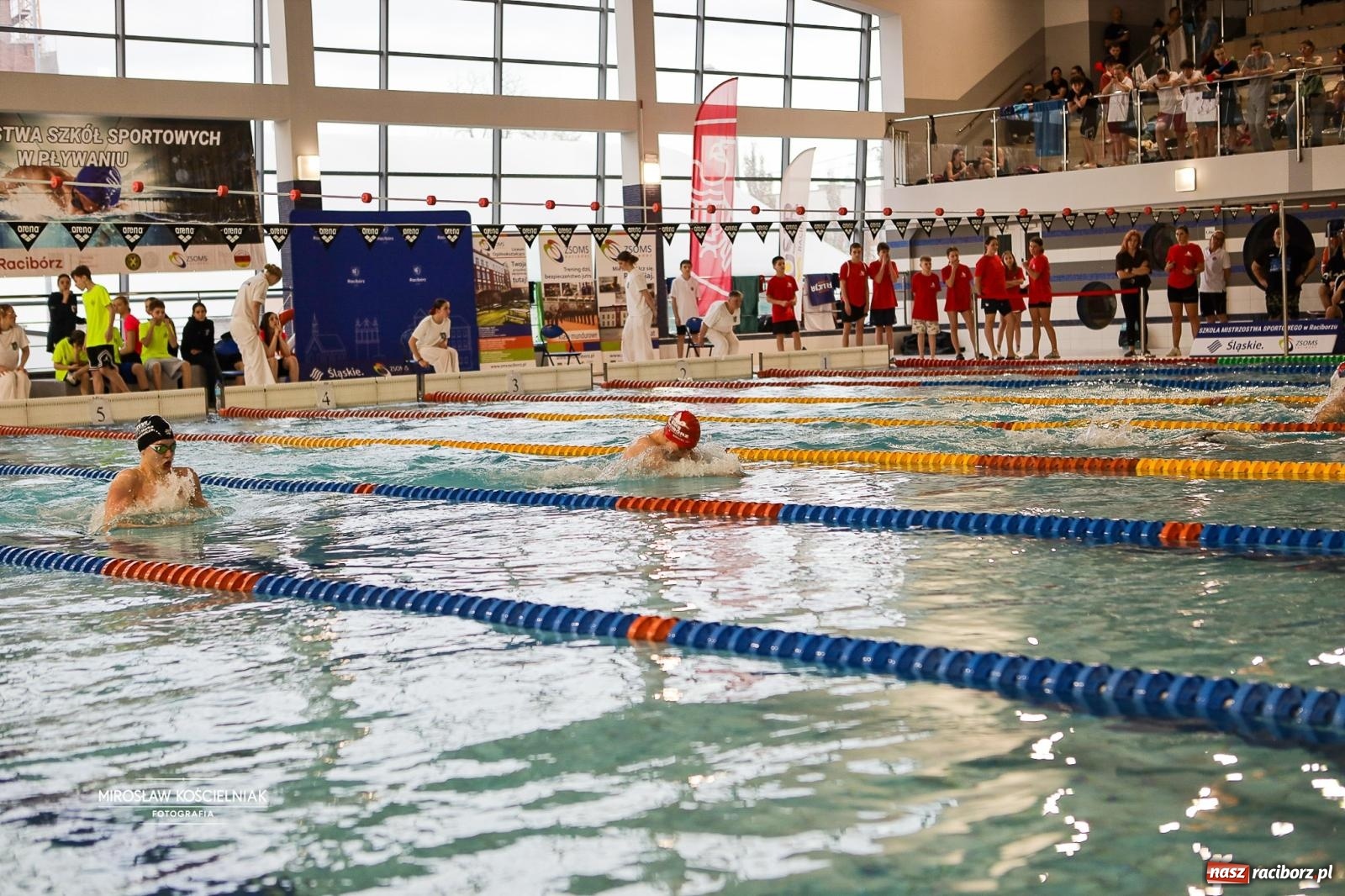 Zdjęcie w galerii na portalu naszraciborz.pl: Mistrzostwa Szkół Sportowych Racibórz 2026. Ponad 380 zawodników na pływalni H2Ostróg [FOTO] wiadomości z regionu