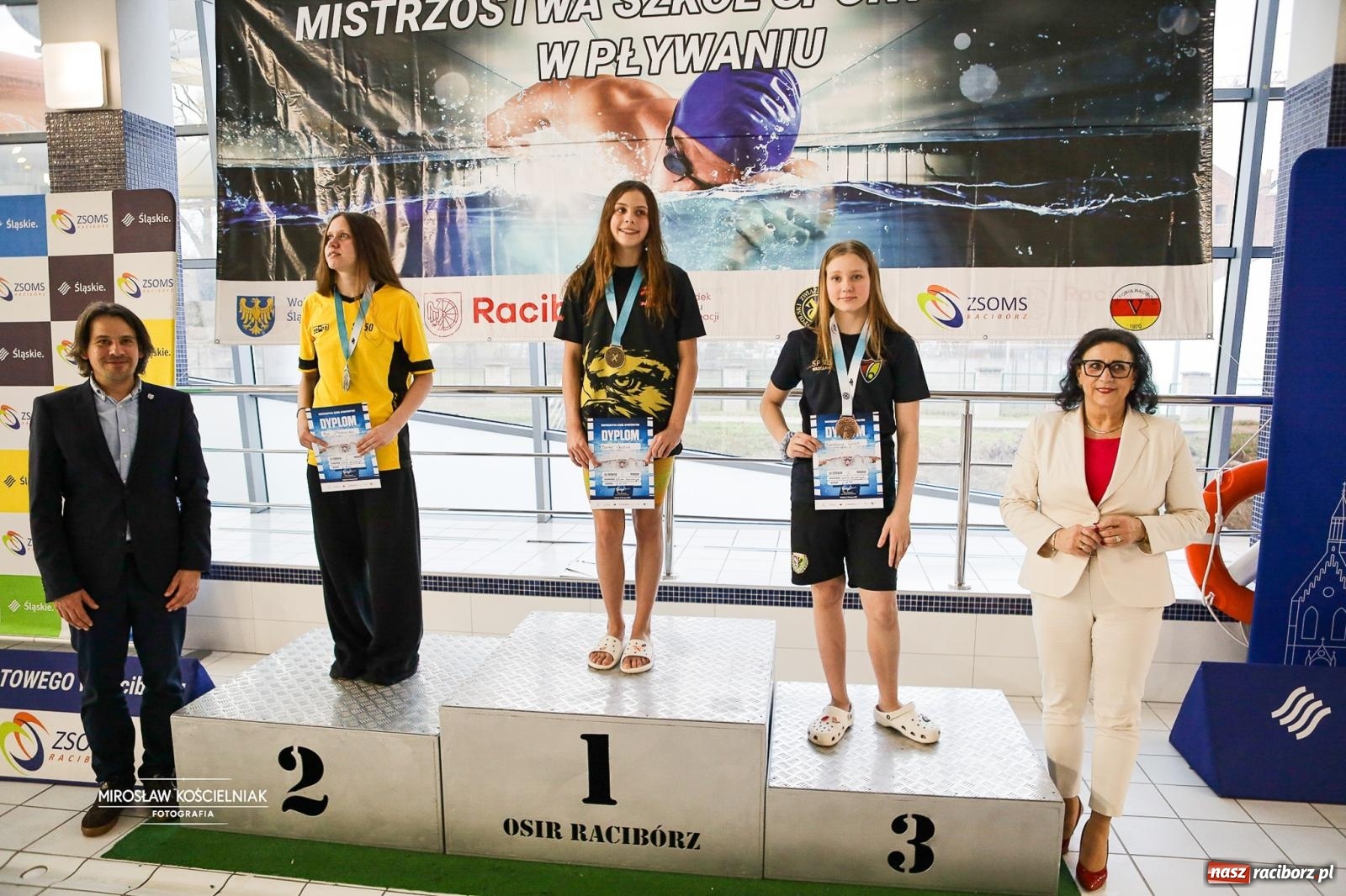 Zdjęcie w galerii na portalu naszraciborz.pl: Mistrzostwa Szkół Sportowych Racibórz 2026. Ponad 380 zawodników na pływalni H2Ostróg [FOTO] wiadomości z regionu