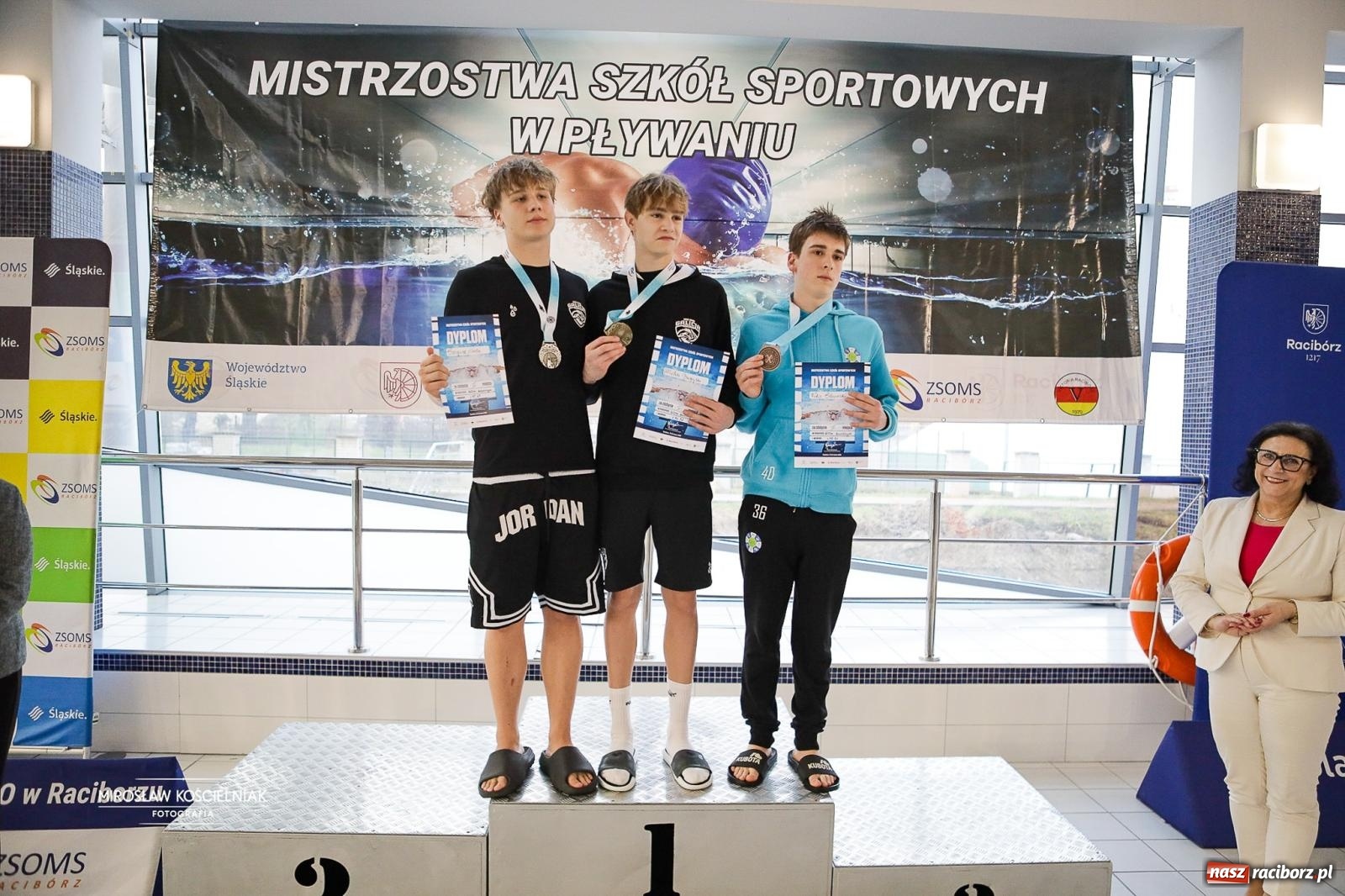 Zdjęcie w galerii na portalu naszraciborz.pl: Mistrzostwa Szkół Sportowych Racibórz 2026. Ponad 380 zawodników na pływalni H2Ostróg [FOTO] wiadomości z regionu