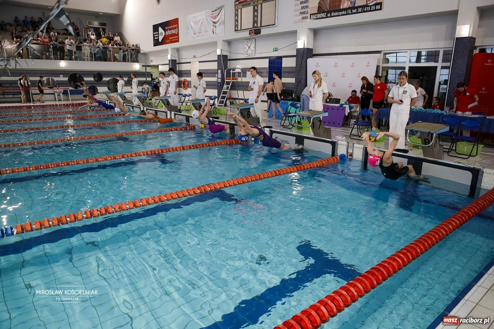 Zdjęcie w galerii na portalu naszraciborz.pl: Mistrzostwa Szkół Sportowych Racibórz 2026. Ponad 380 zawodników na pływalni H2Ostróg [FOTO] wiadomości z regionu