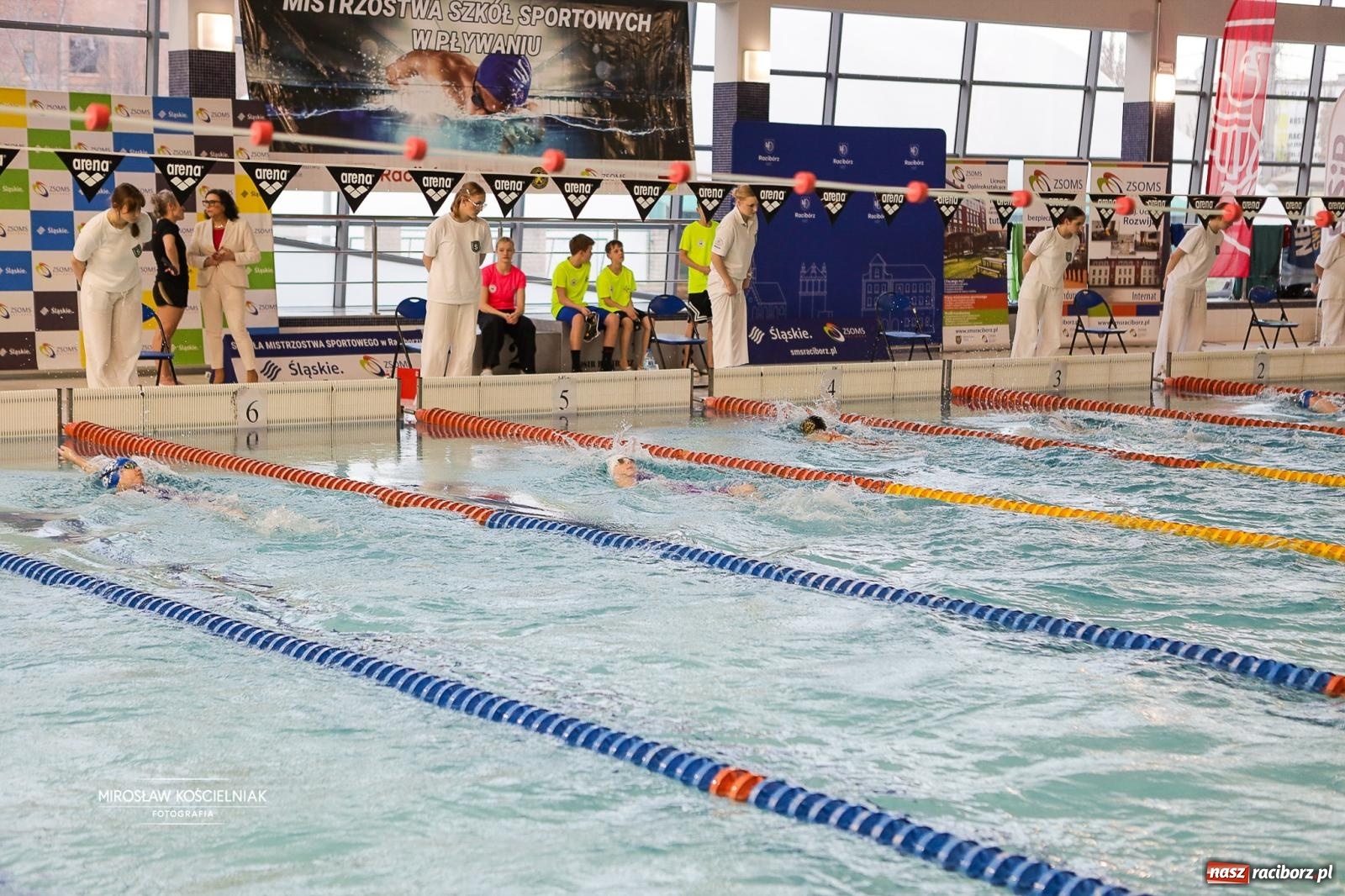 Zdjęcie w galerii na portalu naszraciborz.pl: Mistrzostwa Szkół Sportowych Racibórz 2026. Ponad 380 zawodników na pływalni H2Ostróg [FOTO] wiadomości z regionu