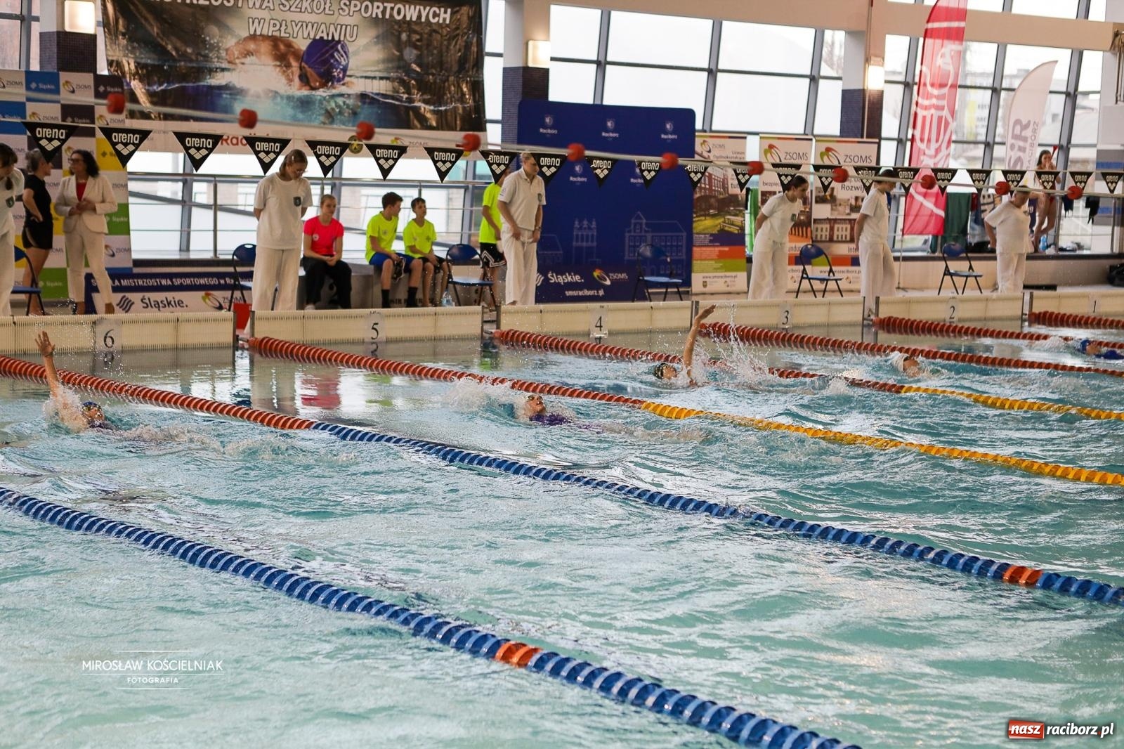 Zdjęcie w galerii na portalu naszraciborz.pl: Mistrzostwa Szkół Sportowych Racibórz 2026. Ponad 380 zawodników na pływalni H2Ostróg [FOTO] wiadomości z regionu