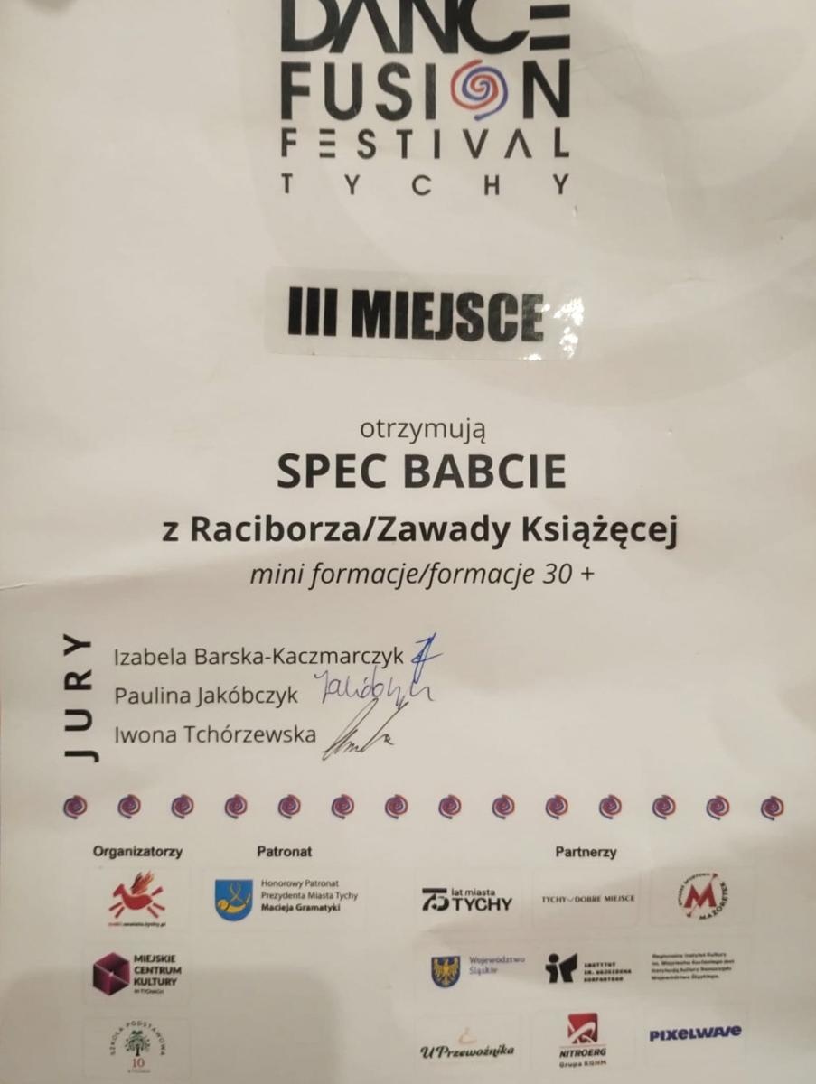 Zdjęcie w galerii na portalu naszraciborz.pl: Spec Babcie znów na podium. Sukces seniorek w konkursie DANCE FUSION wiadomości z regionu